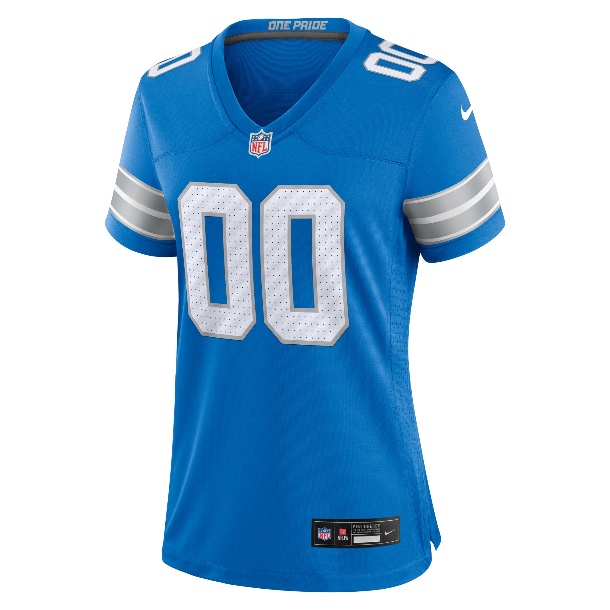 Detroit Lions Nike Women’s Custom Game Jersey – Blue Clowdercats