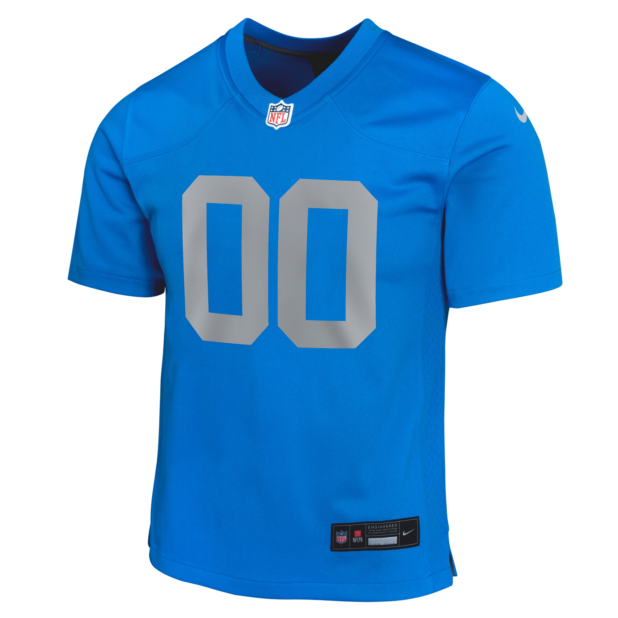 Detroit Lions Nike Youth Alternate Custom Game Jersey – Blue Clowdercats