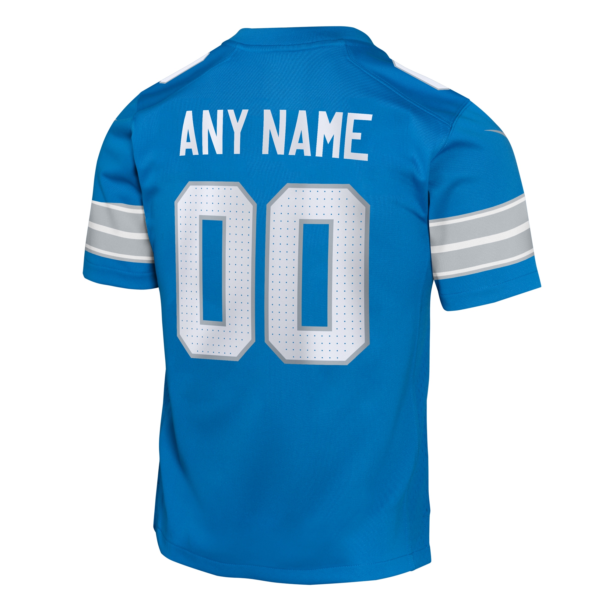 Detroit Lions Nike Youth Custom Game Jersey – Blue Clowdercats