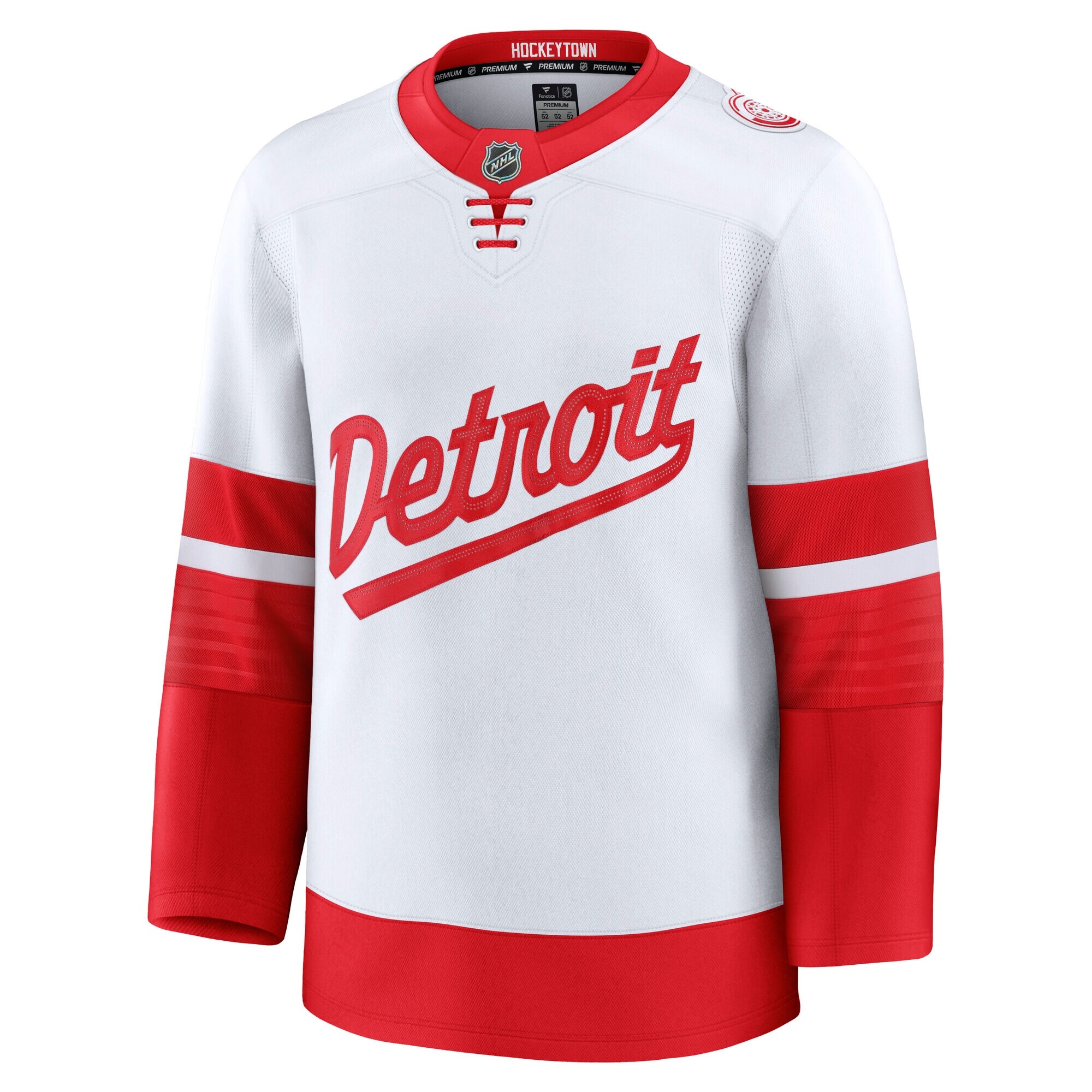 Detroit Red Wings Fanatics 2025 NHL Stadium Series Premium Jersey – White Clowdercats