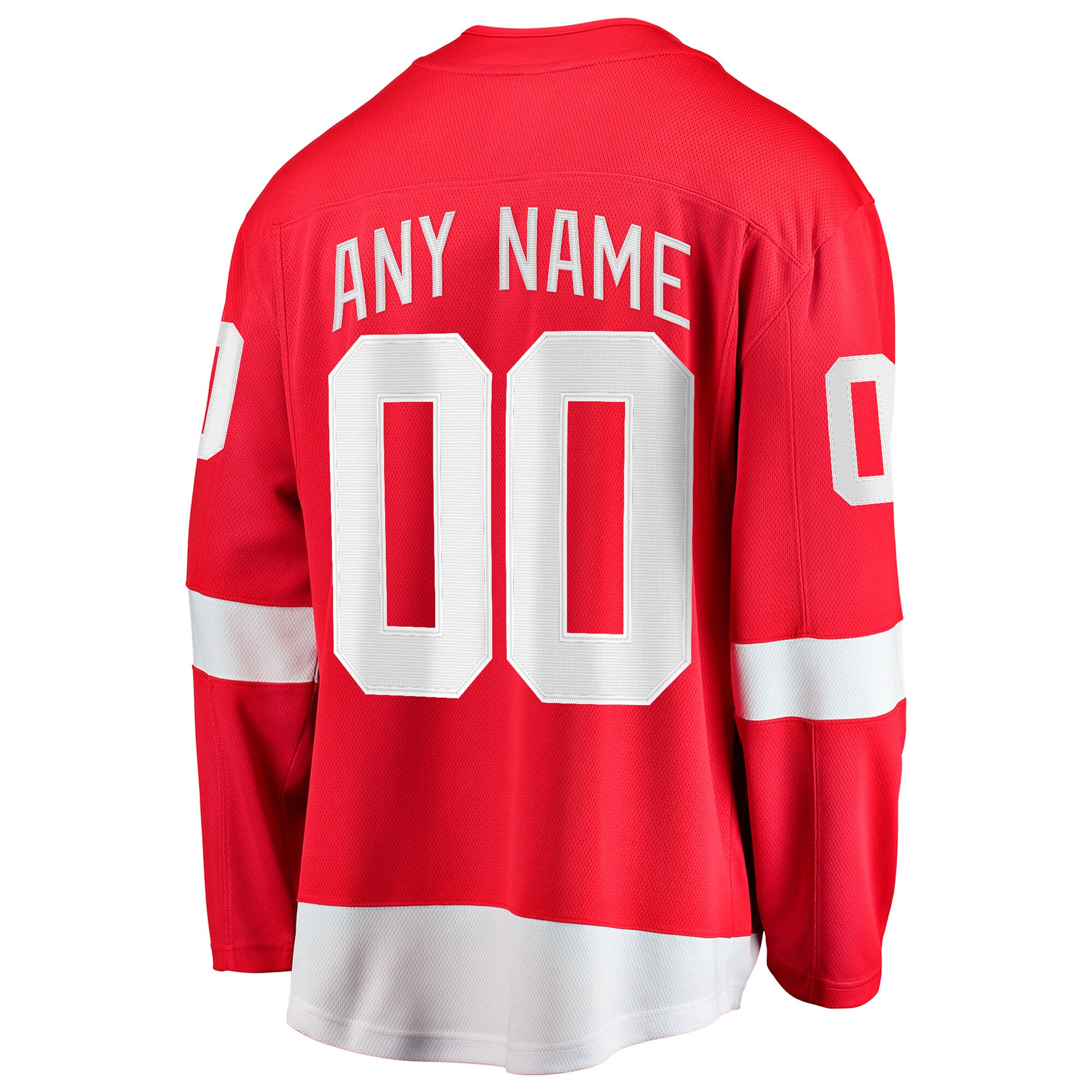Detroit Red Wings Fanatics Home Breakaway Custom Jersey – Red Clowdercats