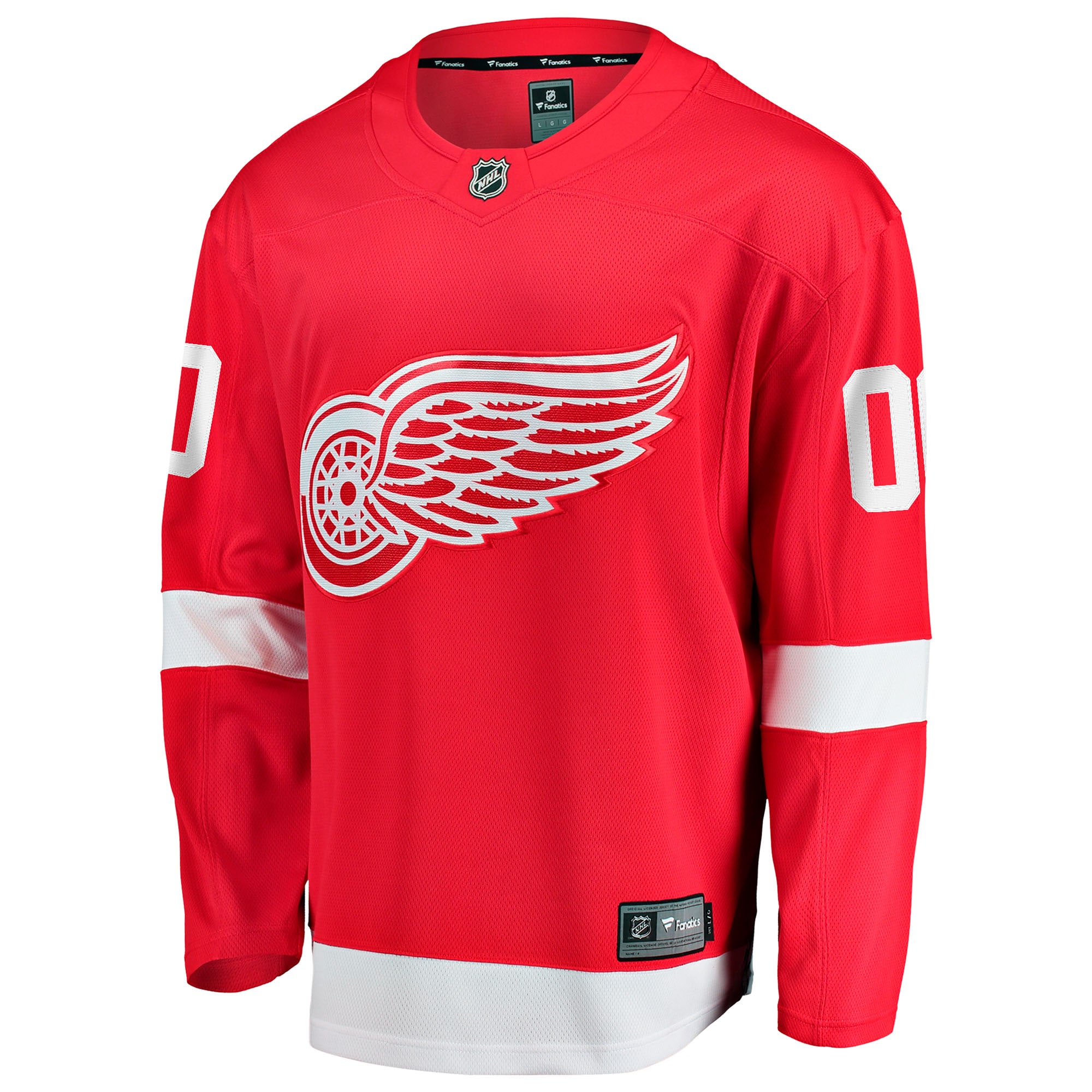 Detroit Red Wings Fanatics Home Breakaway Custom Jersey – Red Clowdercats
