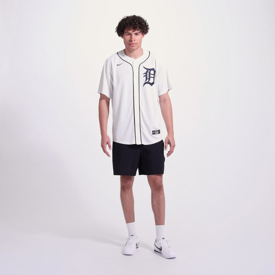 Detroit Tigers Nike Home Limited Jersey – White