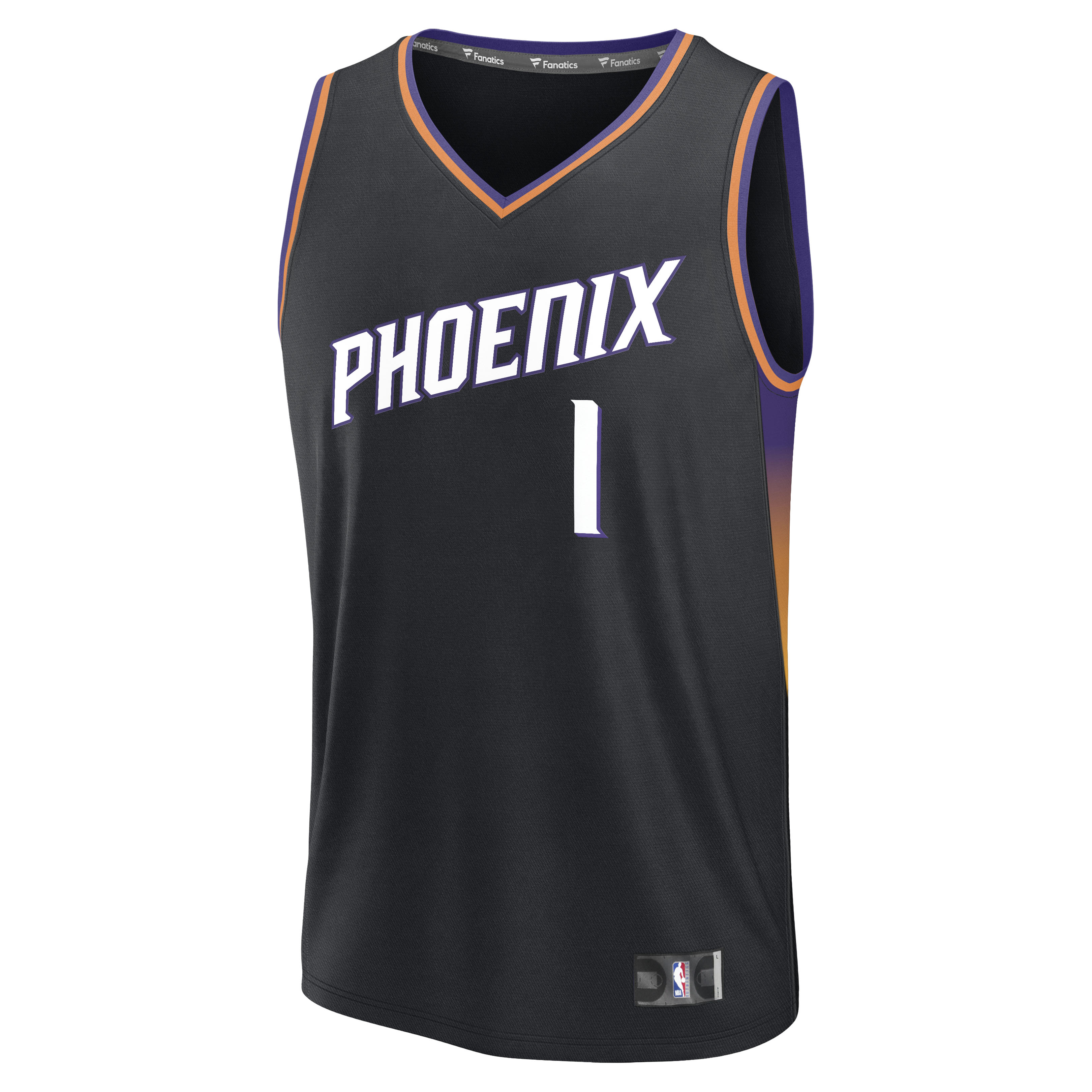 Devin Booker Phoenix Suns Fanatics Fast Break Jersey – Statement Edition – Black Clowdercats