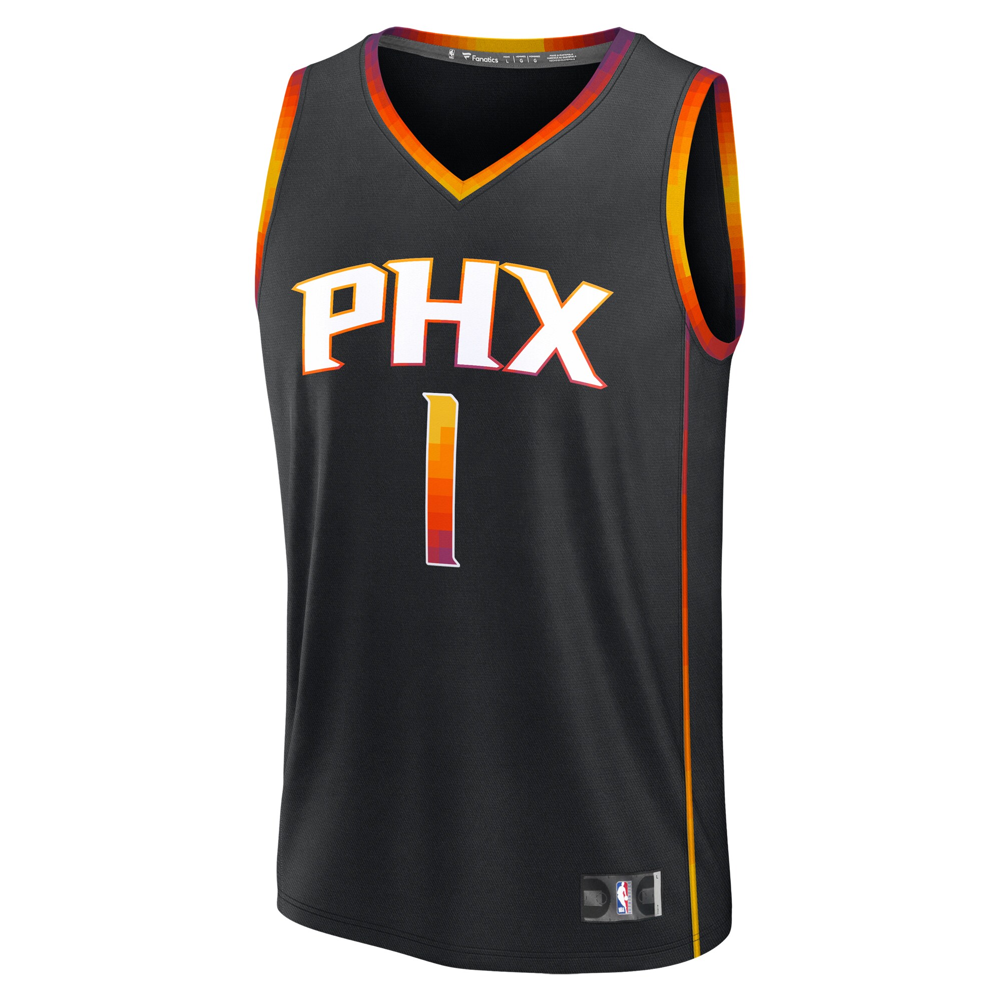 Devin Booker Phoenix Suns Fanatics Fast Break Replica Player Jersey – Statement Edition – Black Clowdercats