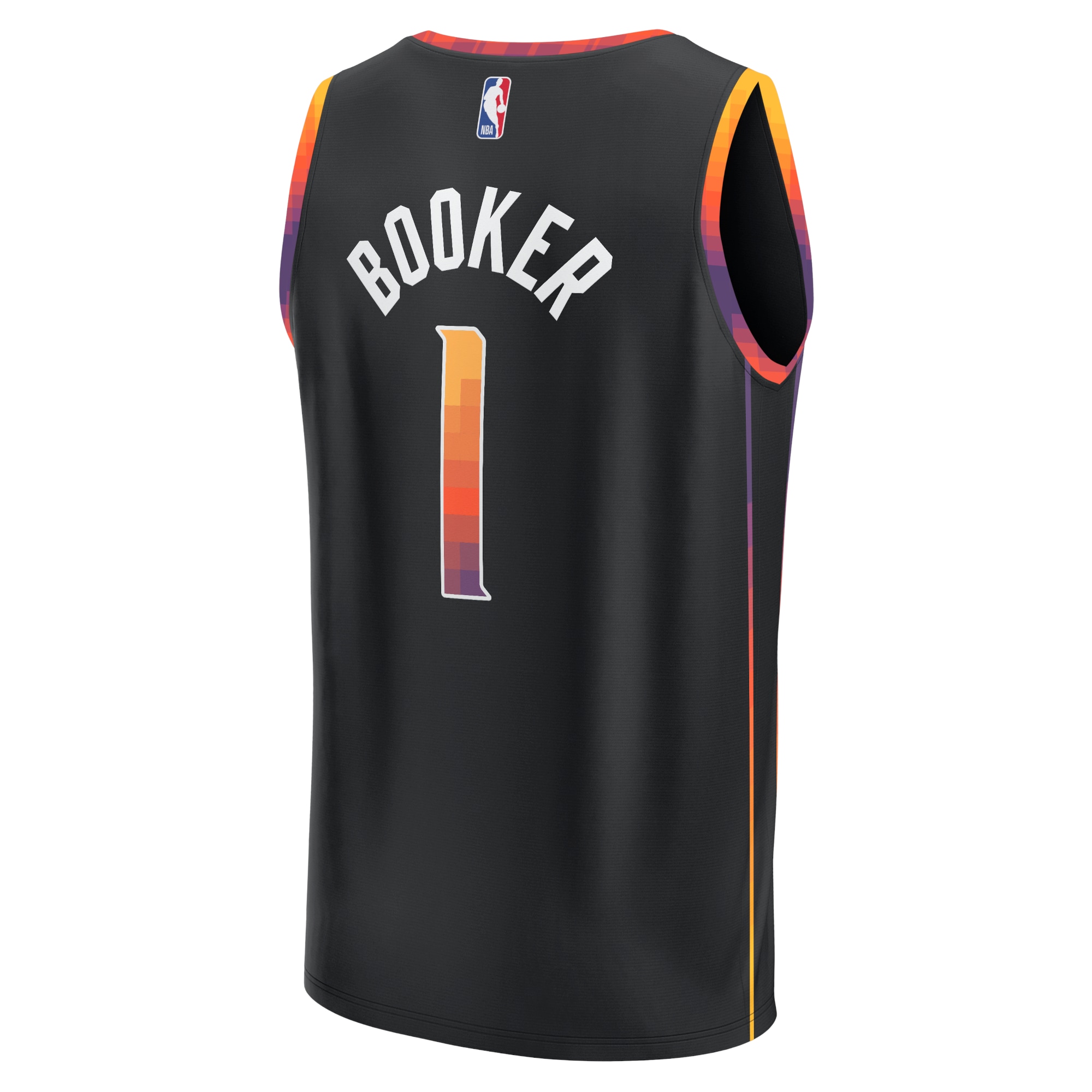Devin Booker Phoenix Suns Fanatics Fast Break Replica Player Jersey – Statement Edition – Black Clowdercats