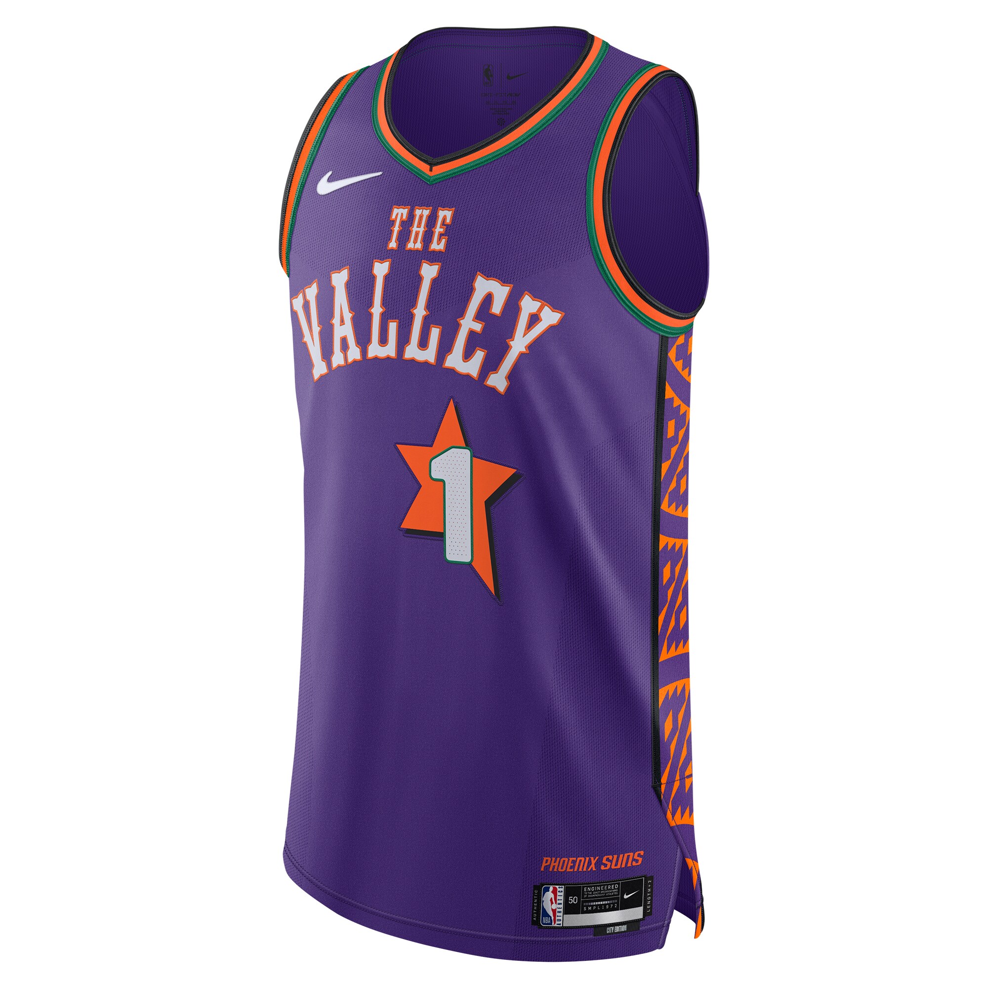 Devin Booker Phoenix Suns Nike 2024/25 Authentic Player Jersey – City Edition – Purple Clowdercats