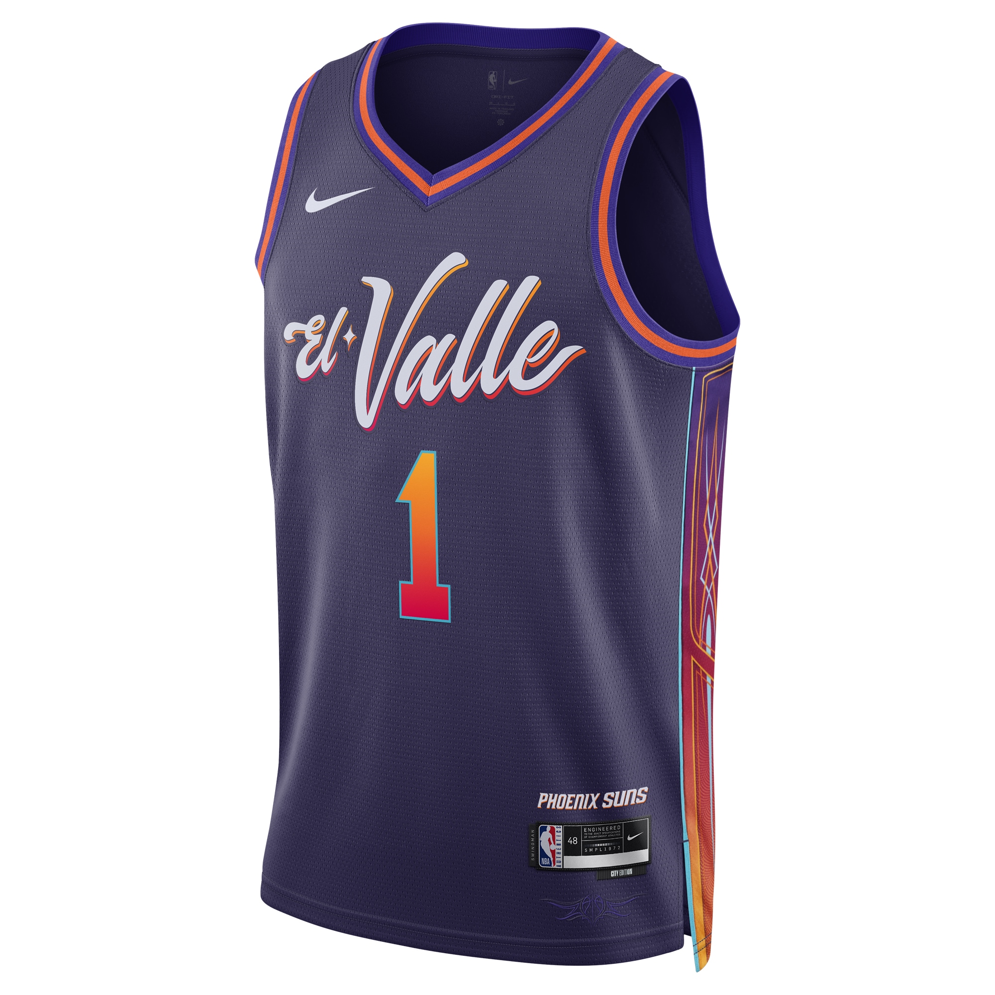 Devin Booker Phoenix Suns Nike Unisex 2023/24 Swingman Jersey – Purple – City Edition Clowdercats