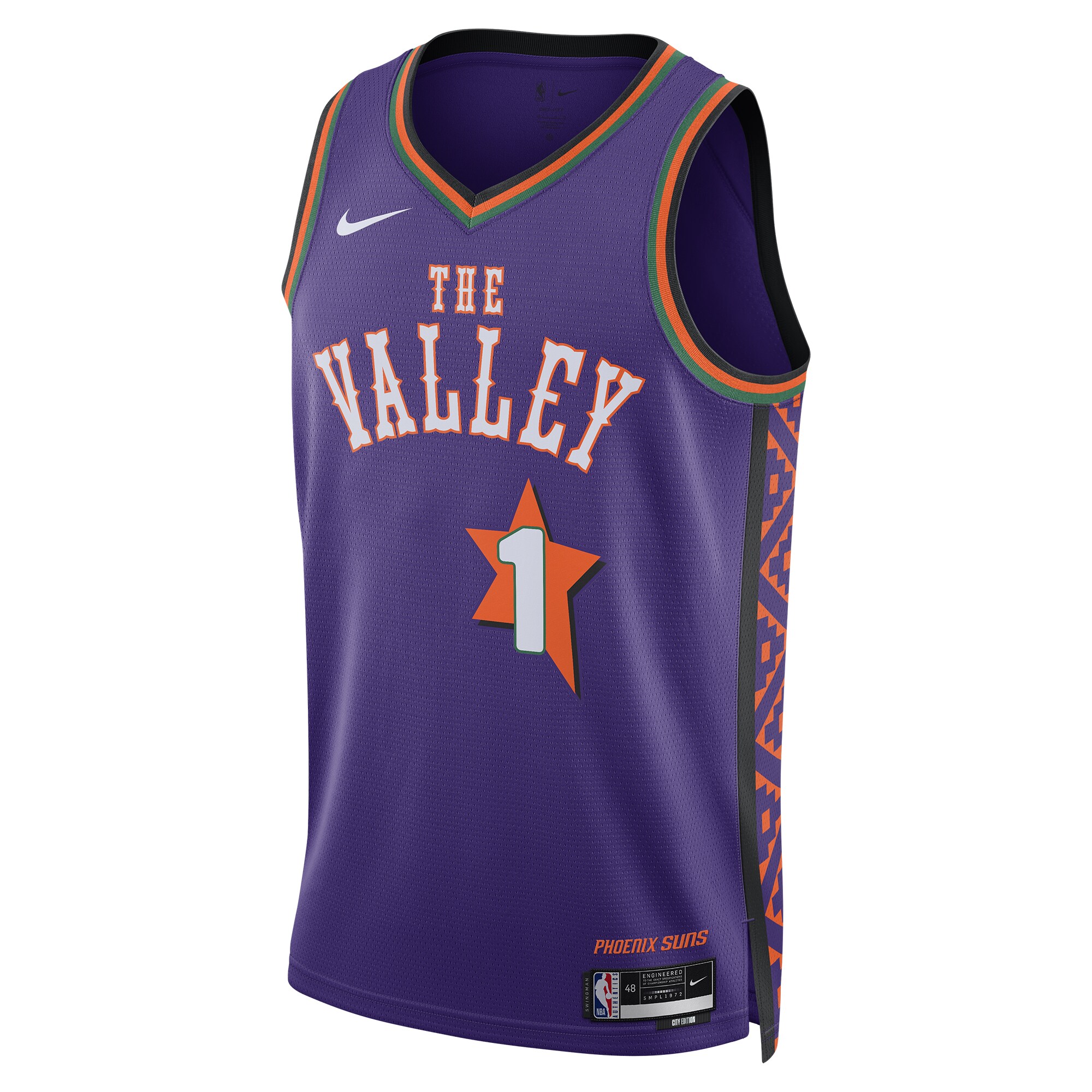 Devin Booker Phoenix Suns Nike Unisex 2024/25 Swingman Player Jersey – City Edition – Purple Clowdercats