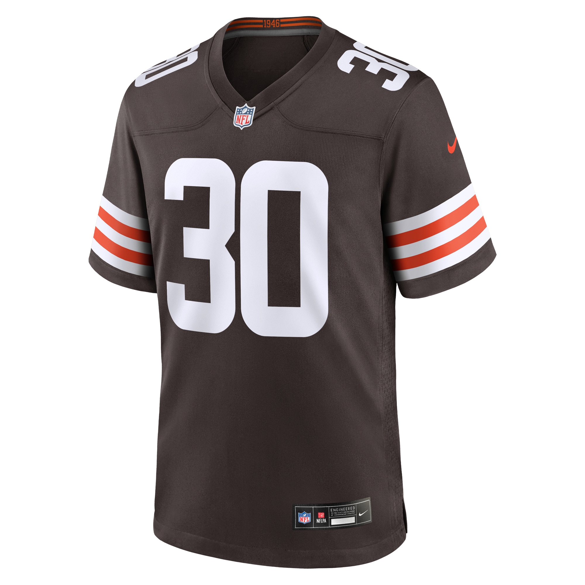 Devin Bush Cleveland Browns Nike Game Jersey – Brown Clowdercats