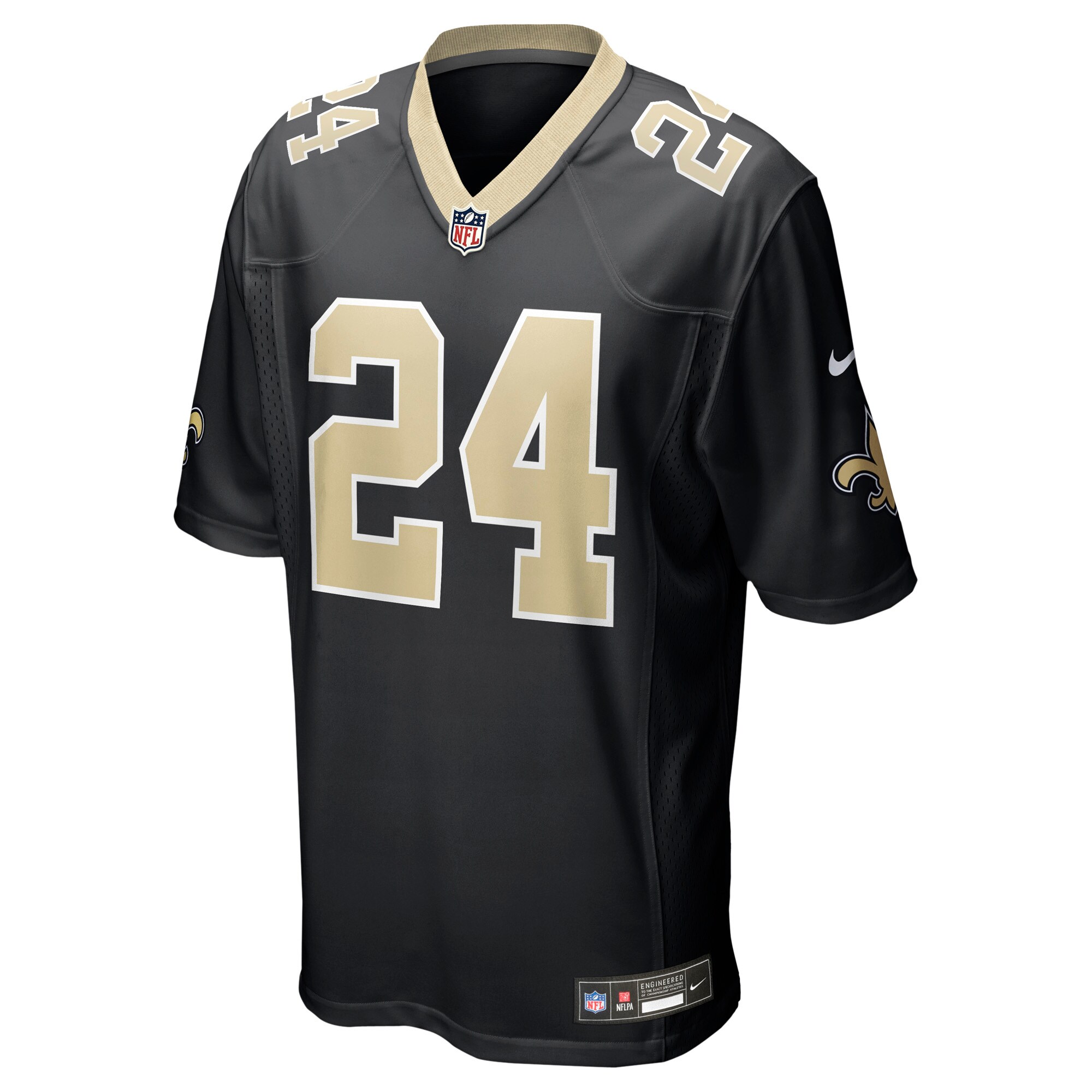 Devin Neal New Orleans Saints Nike Team Game Jersey – Black Clowdercats