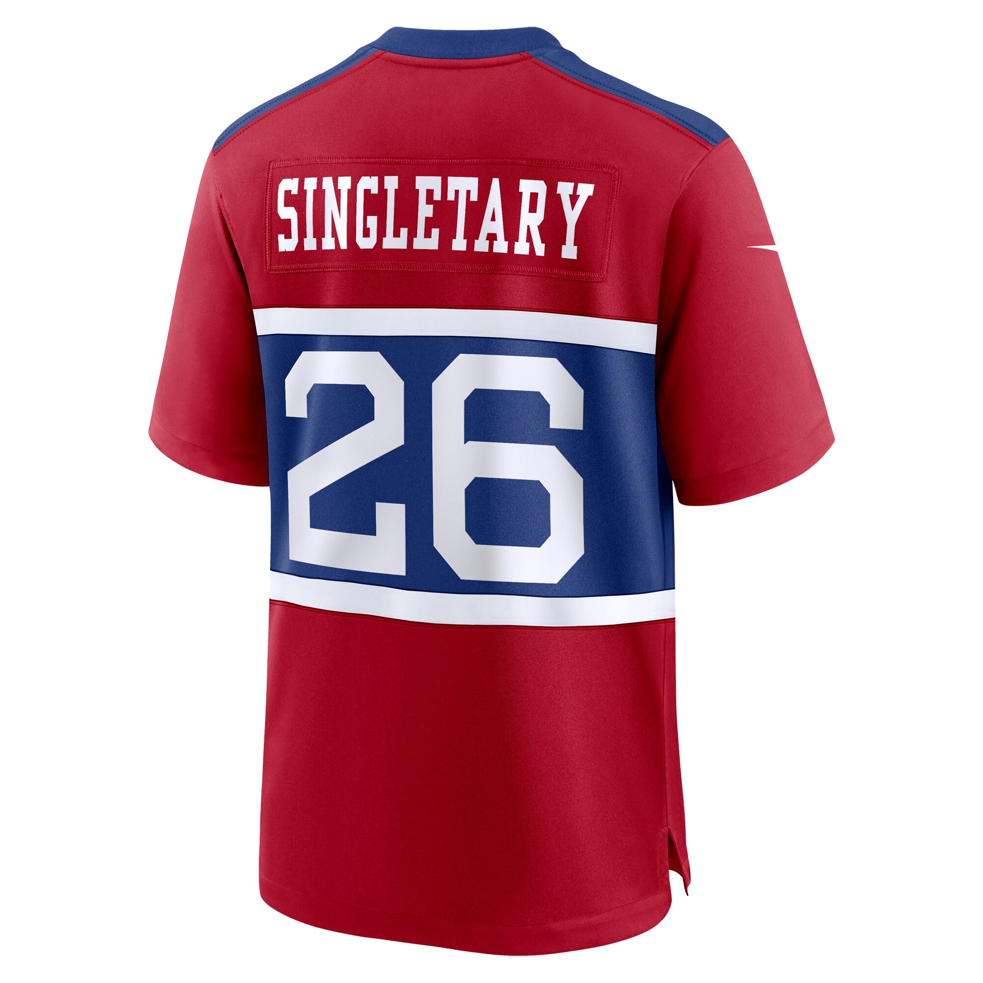 Devin Singletary New York Giants Nike Alternate Player Game Jersey – Century Red Clowdercats