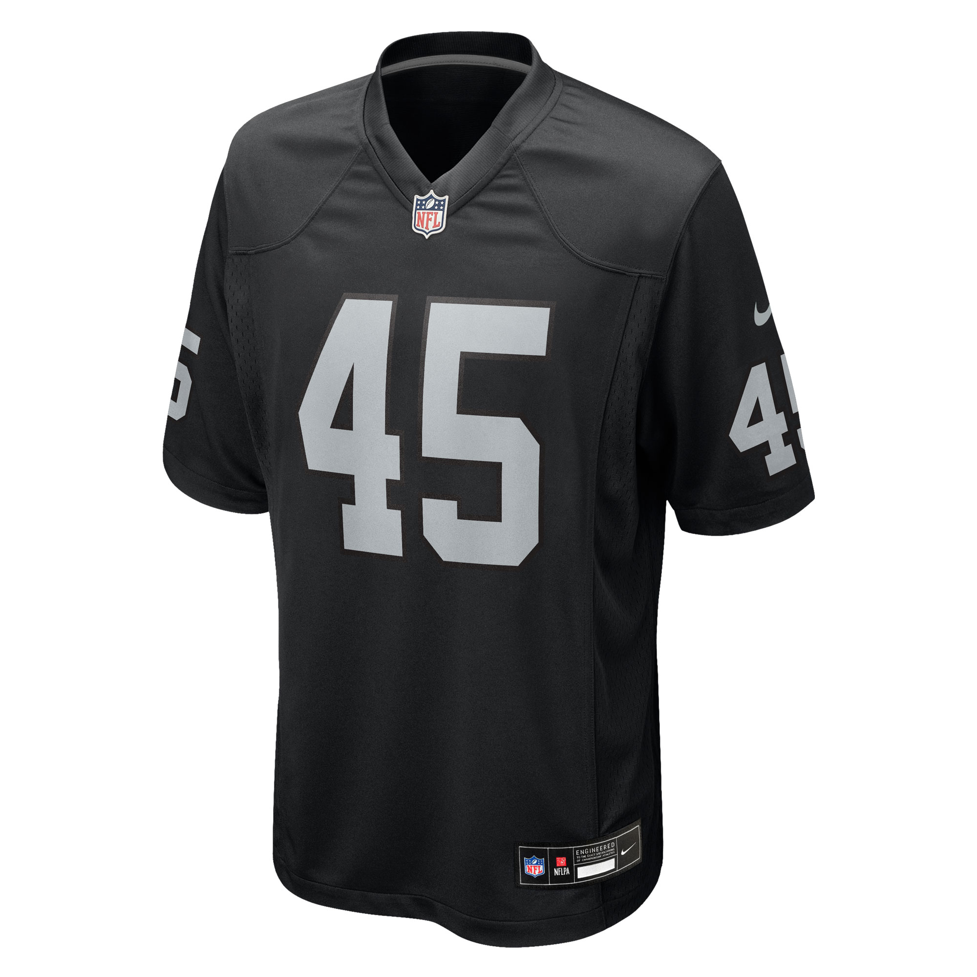 Devin White Las Vegas Raiders Nike Team Game Jersey – Black Clowdercats