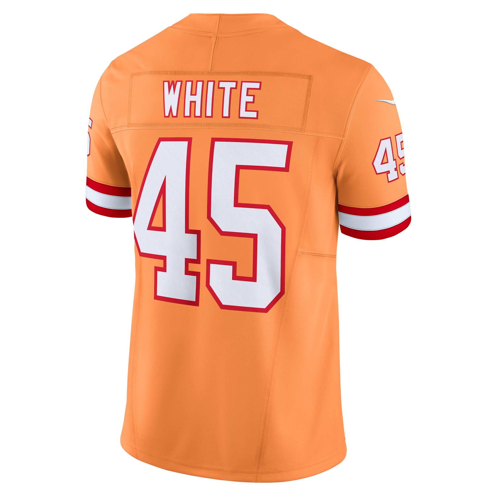 Devin White Tampa Bay Buccaneers Nike Vapor F.U.S.E. Limited Jersey – Orange Clowdercats