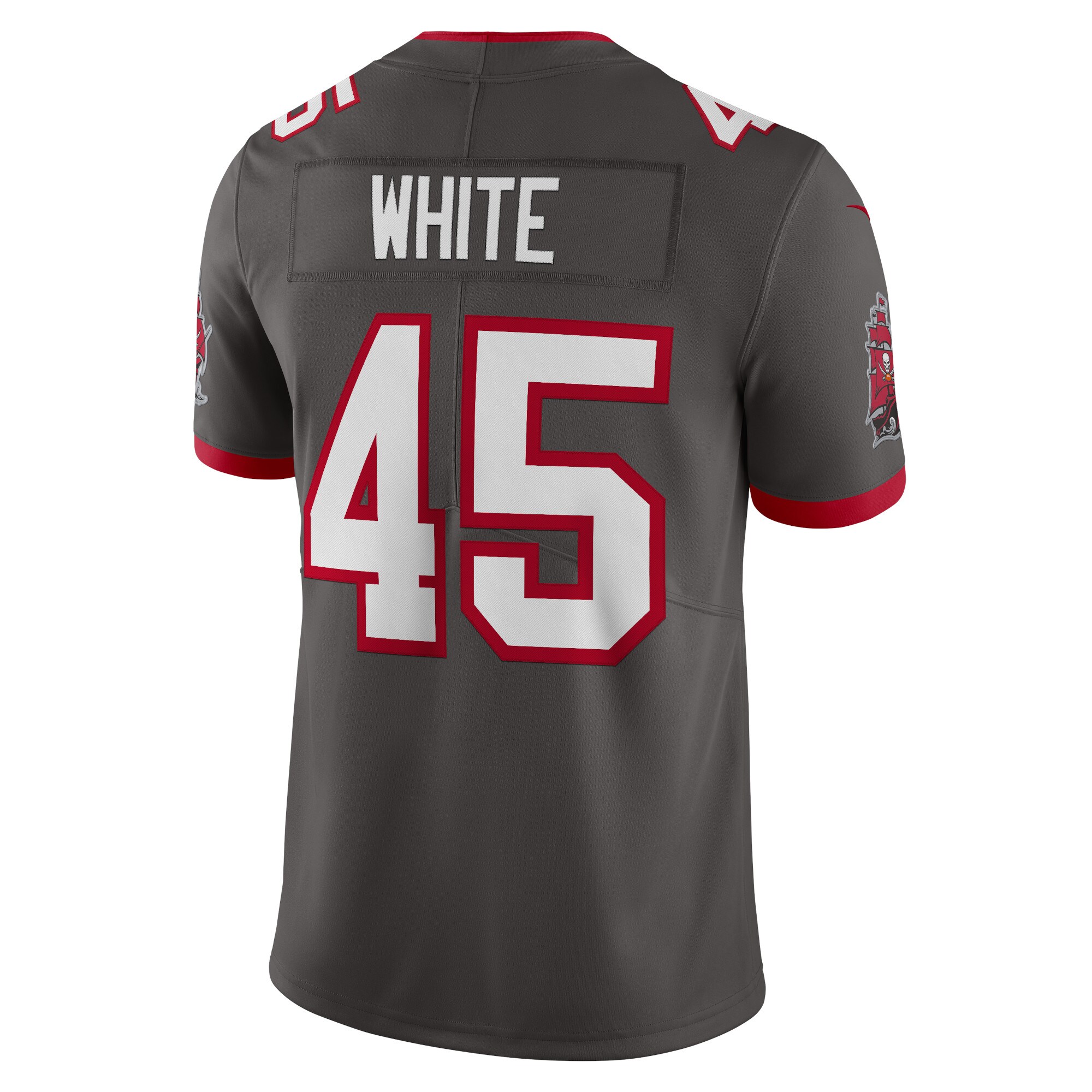 Devin White Tampa Bay Buccaneers Nike Vapor Limited Jersey – Pewter Clowdercats