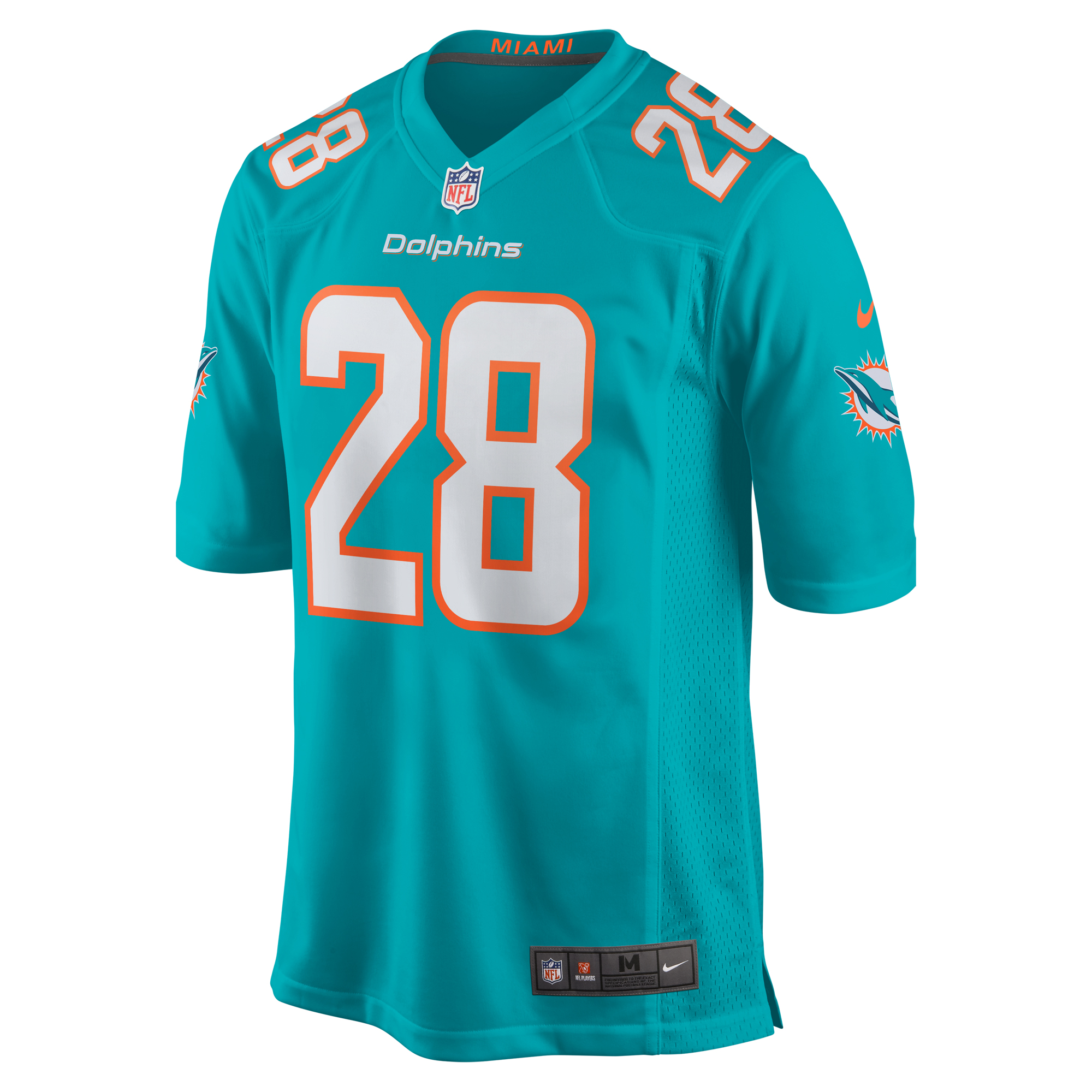 Devon Achane Miami Dolphins Nike Player Game Jersey – Aqua Clowdercats