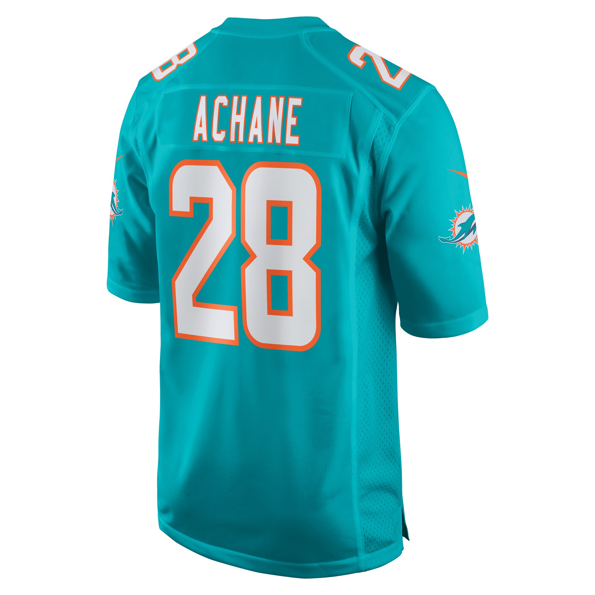 Devon Achane Miami Dolphins Nike Player Game Jersey – Aqua Clowdercats