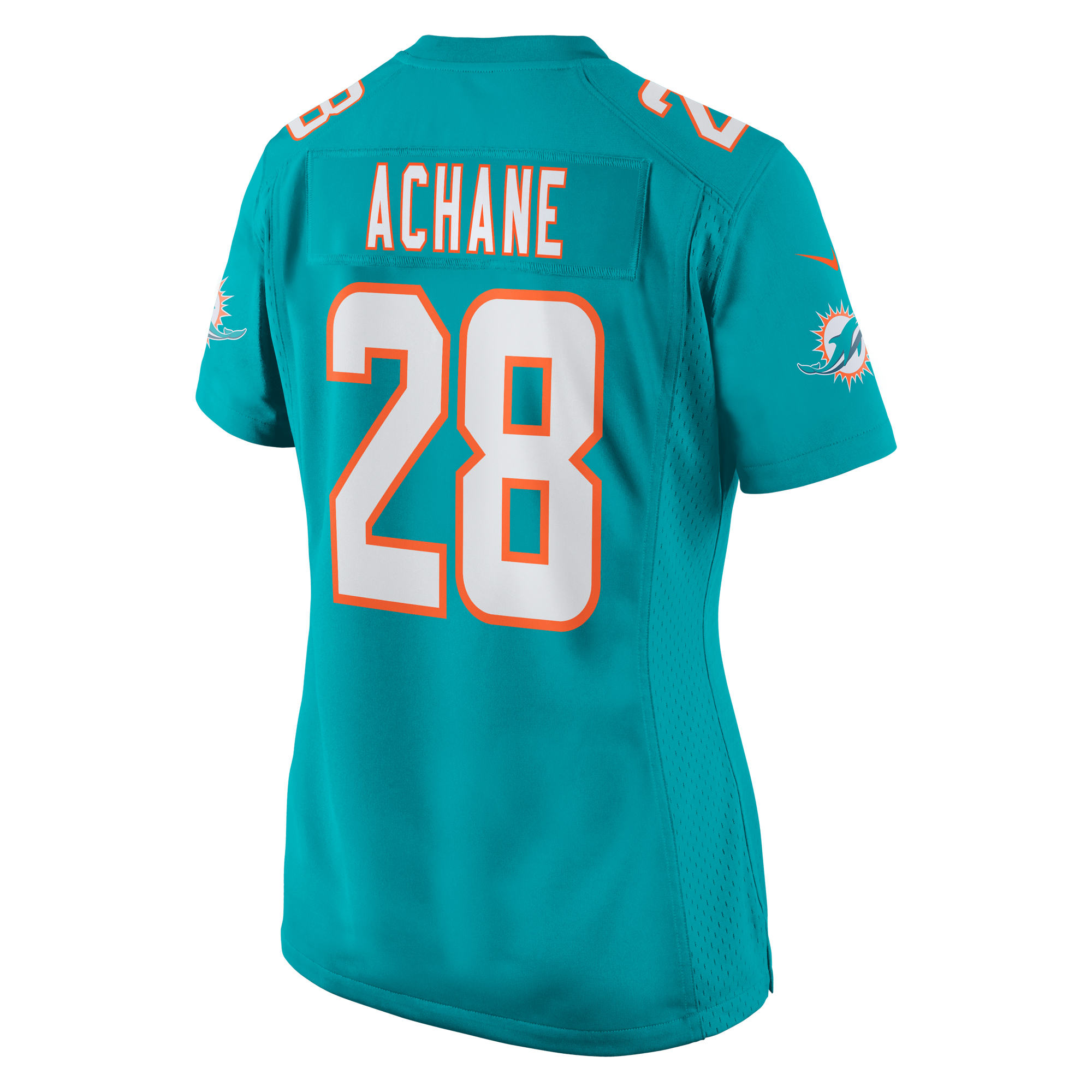 Devon Achane Miami Dolphins Nike Women’s Player Game Jersey – Aqua Clowdercats