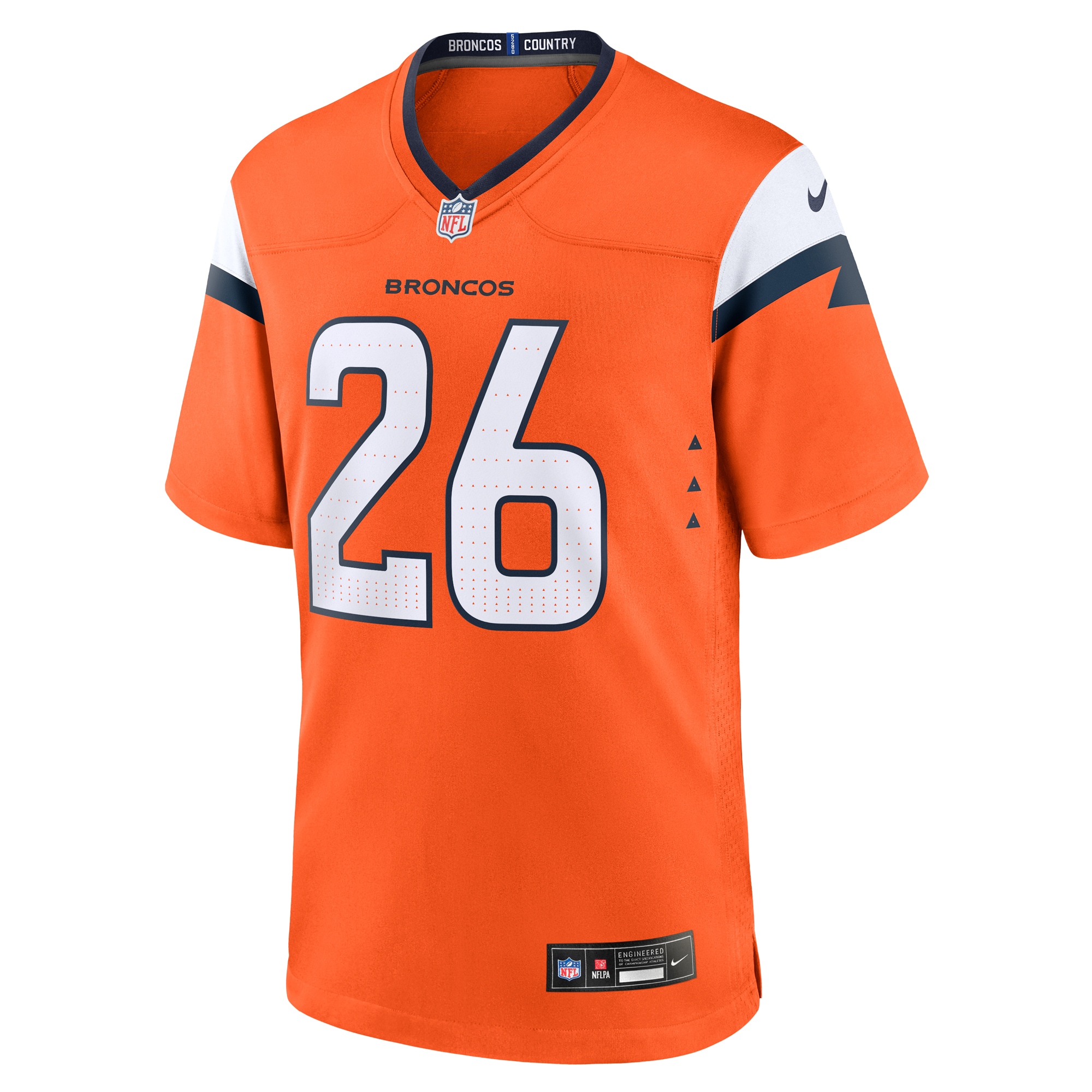 Devon Key Denver Broncos Nike Team Game Jersey – Orange Clowdercats