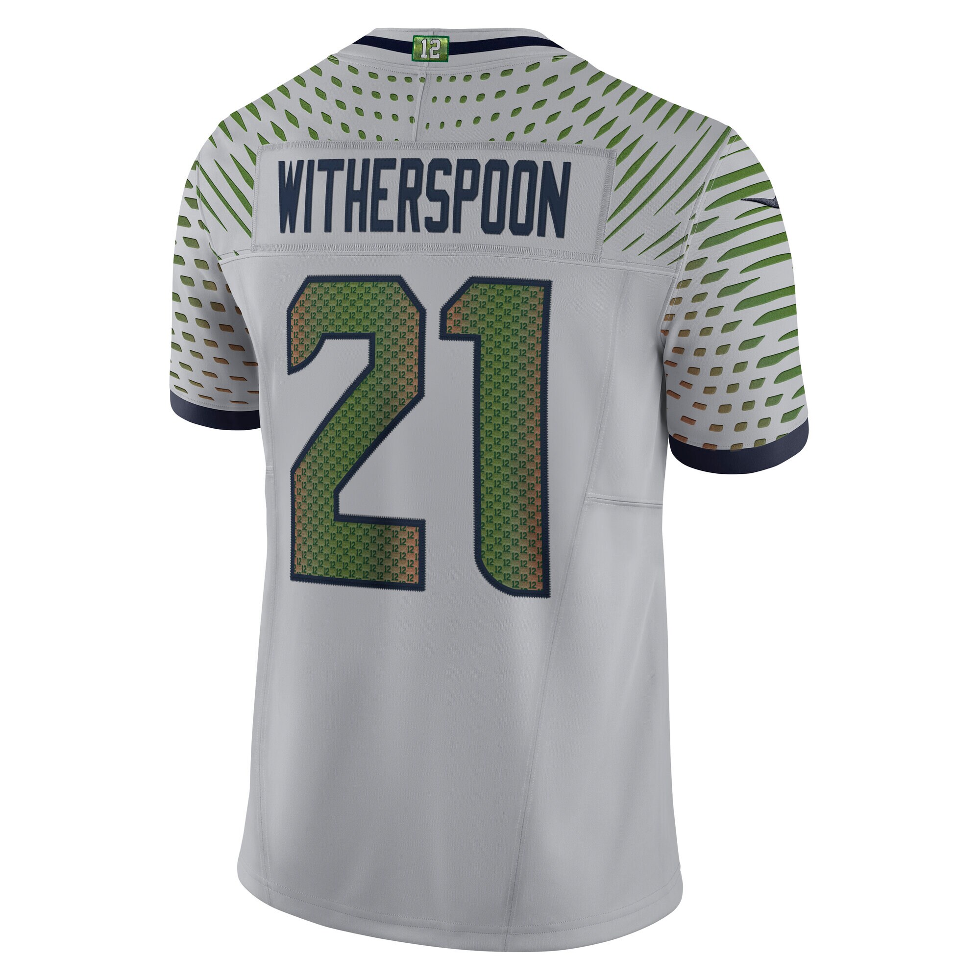 Devon Witherspoon Seattle Seahawks Nike 2025 Rivalries Collection Limited Jersey – Wolf Gray Clowdercats