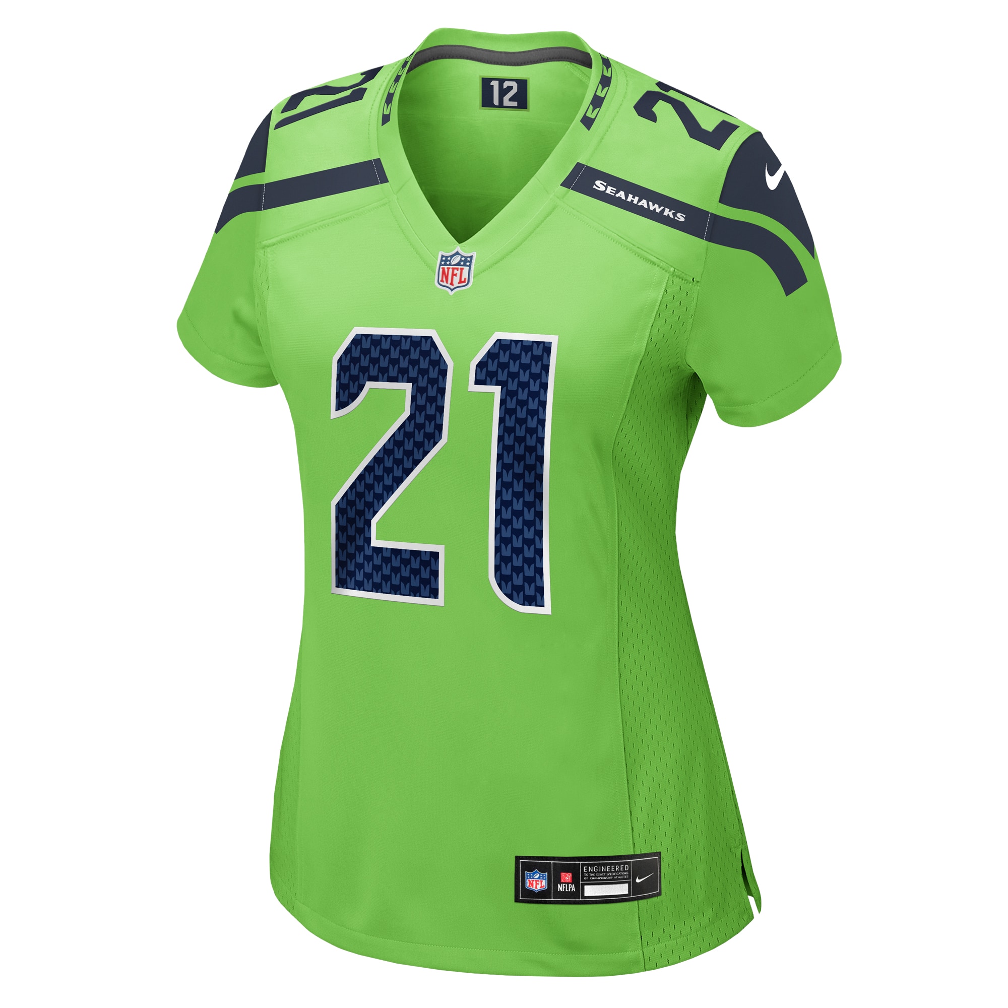 Devon Witherspoon Seattle Seahawks Nike Women’s Game Jersey – Neon Green Clowdercats
