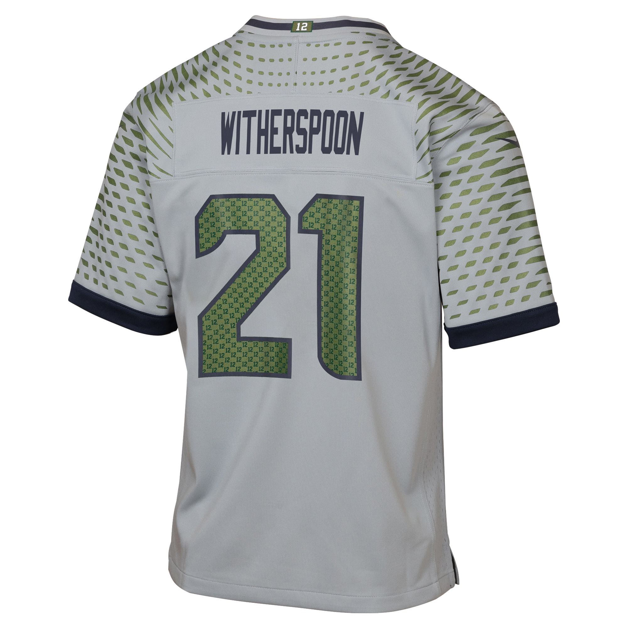 Devon Witherspoon Seattle Seahawks Nike Youth 2025 Rivalries Collection Game Jersey – Wolf Gray Clowdercats