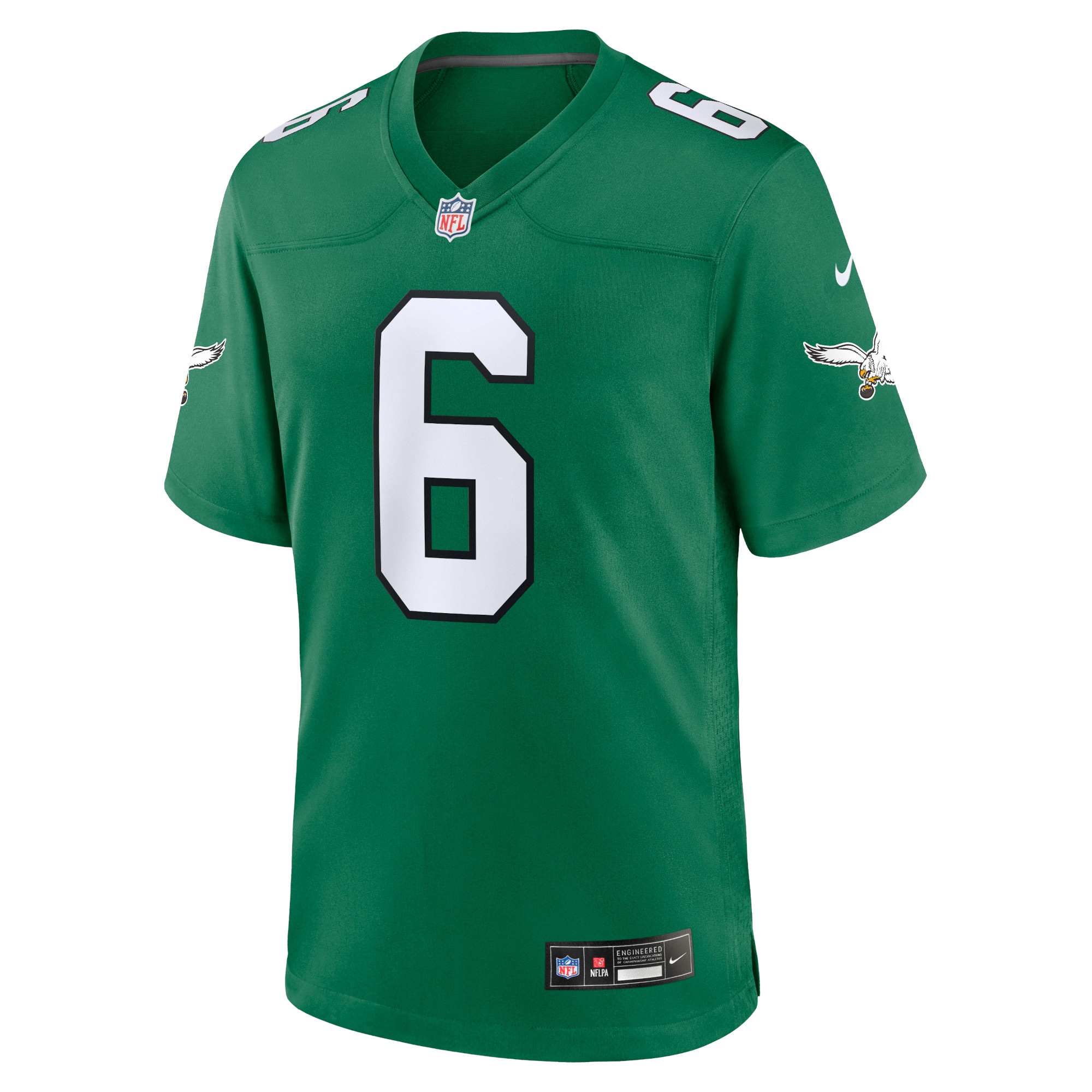 DeVonta Smith Philadelphia Eagles Nike Alternate Game Player Jersey – Kelly Green Clowdercats