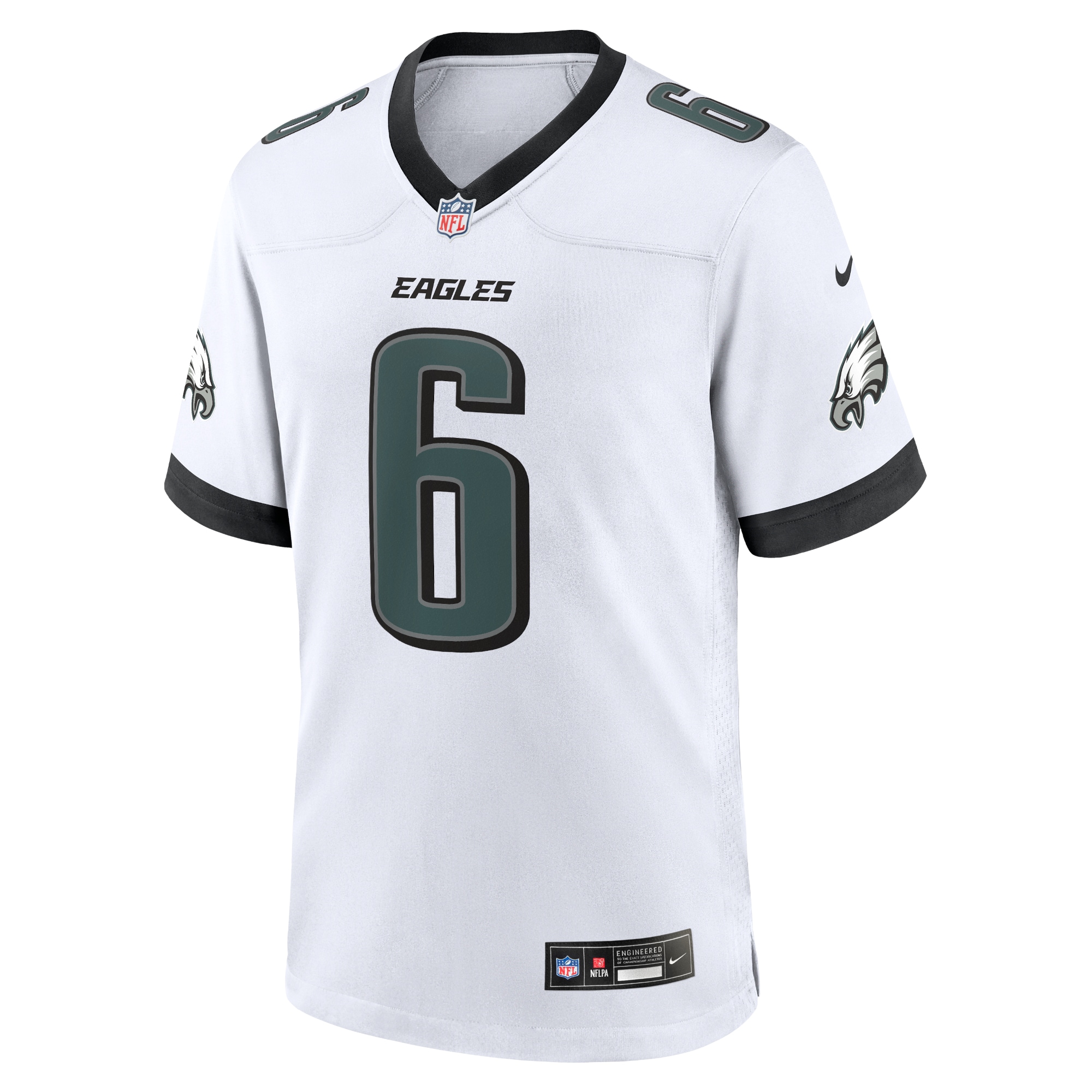 DeVonta Smith Philadelphia Eagles Nike White Game Jersey – White Clowdercats