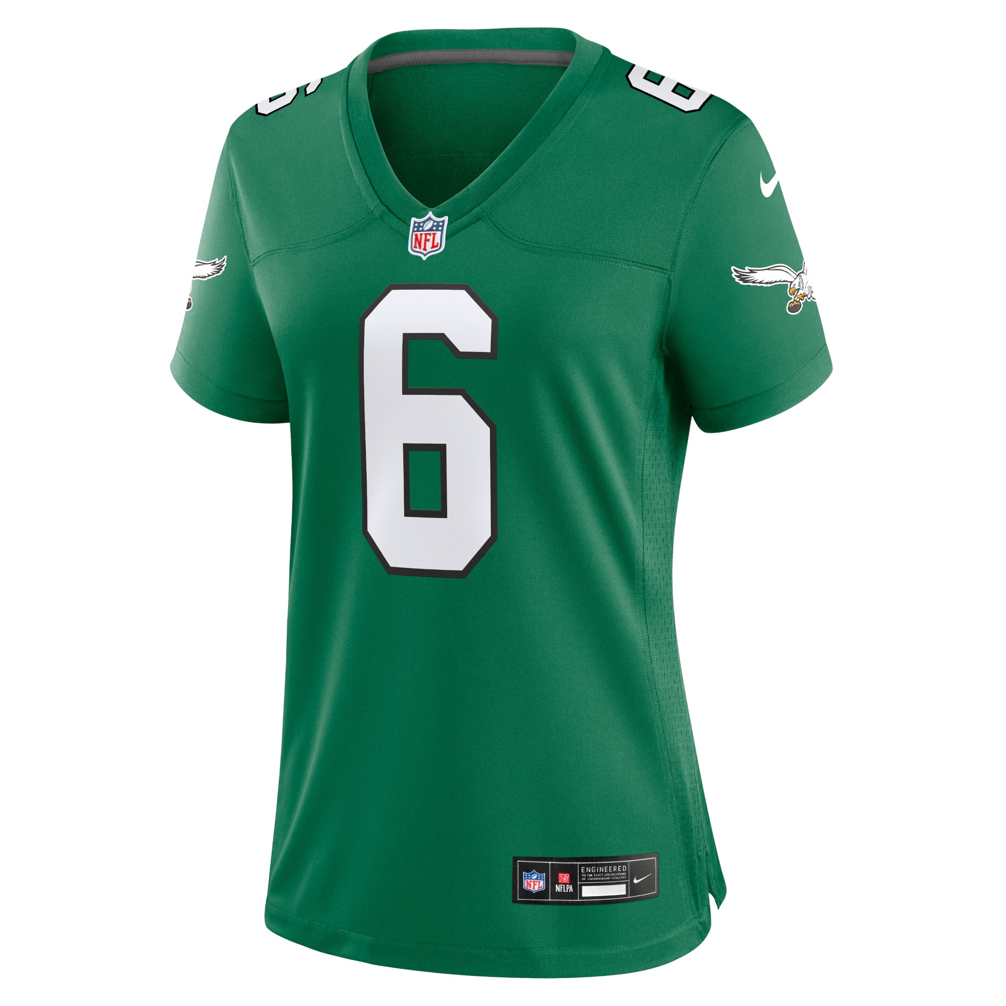 DeVonta Smith Philadelphia Eagles Nike Women’s Player Jersey – Kelly Green Clowdercats