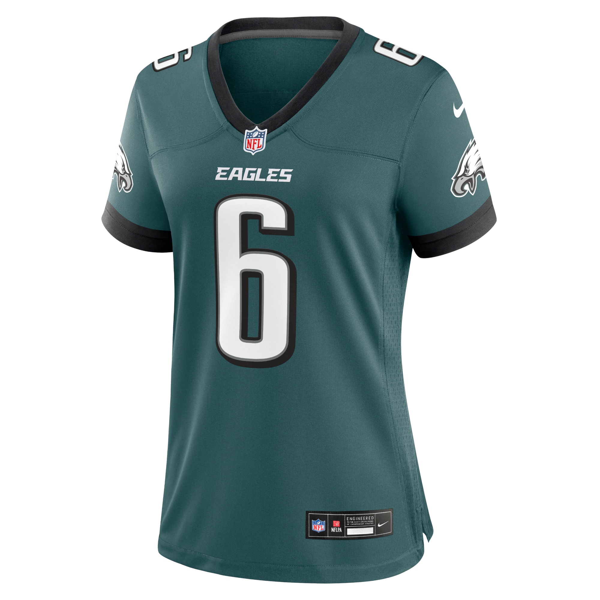 DeVonta Smith Philadelphia Eagles Nike Women’s Team Game Jersey – Midnight Green Clowdercats