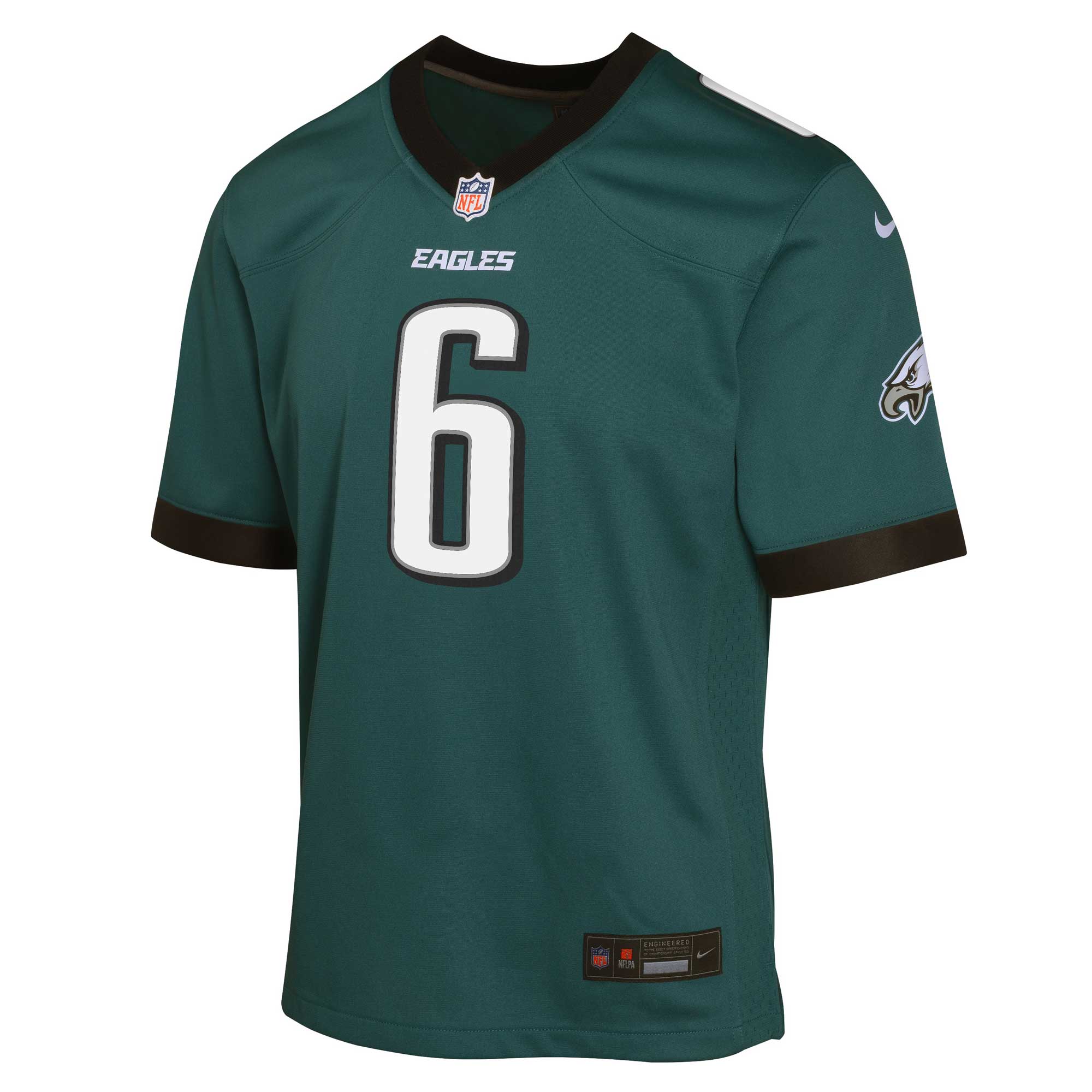 DeVonta Smith Philadelphia Eagles Nike Youth Game Jersey – Green Clowdercats