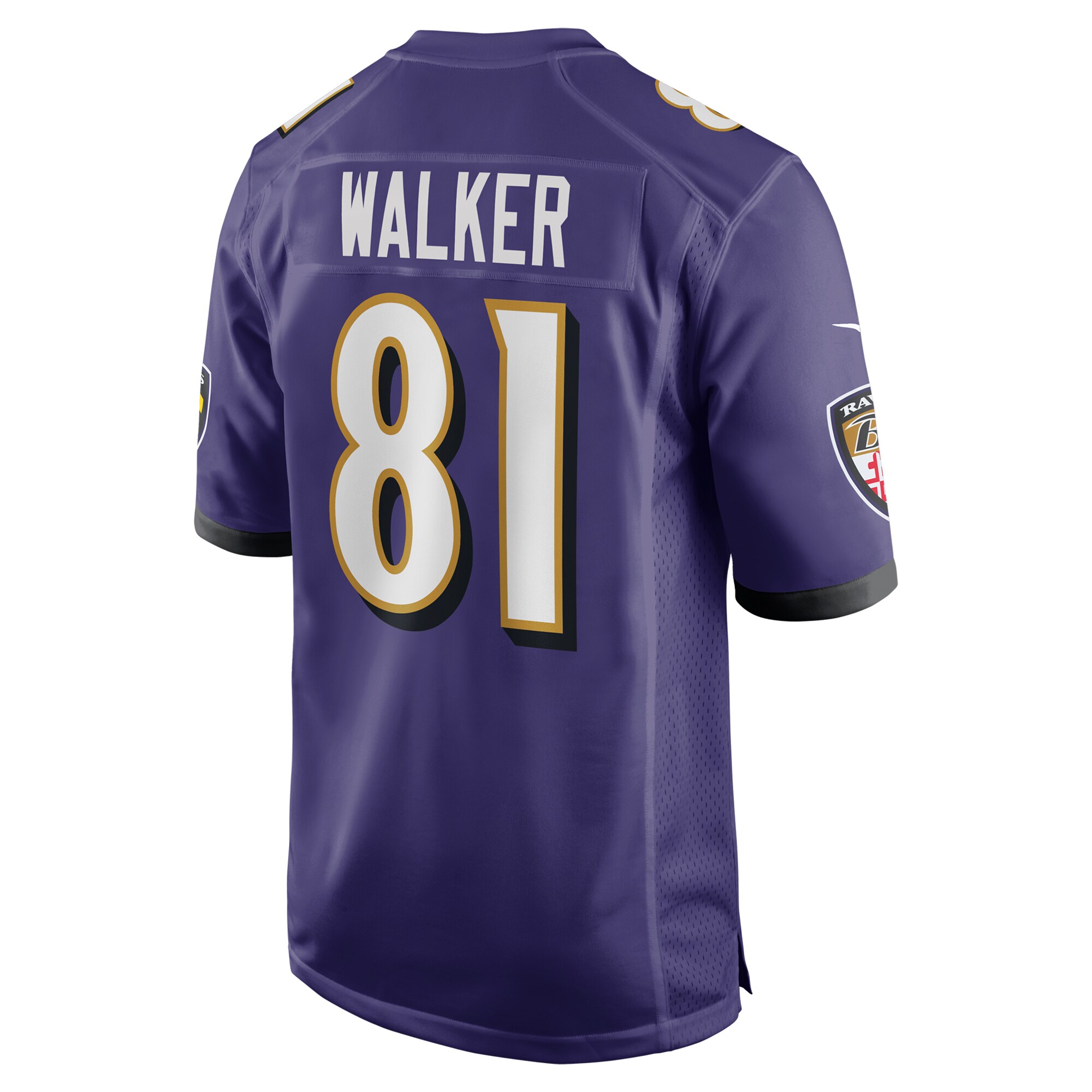 Devontez Walker Baltimore Ravens Nike Team Game Jersey – Purple Clowdercats