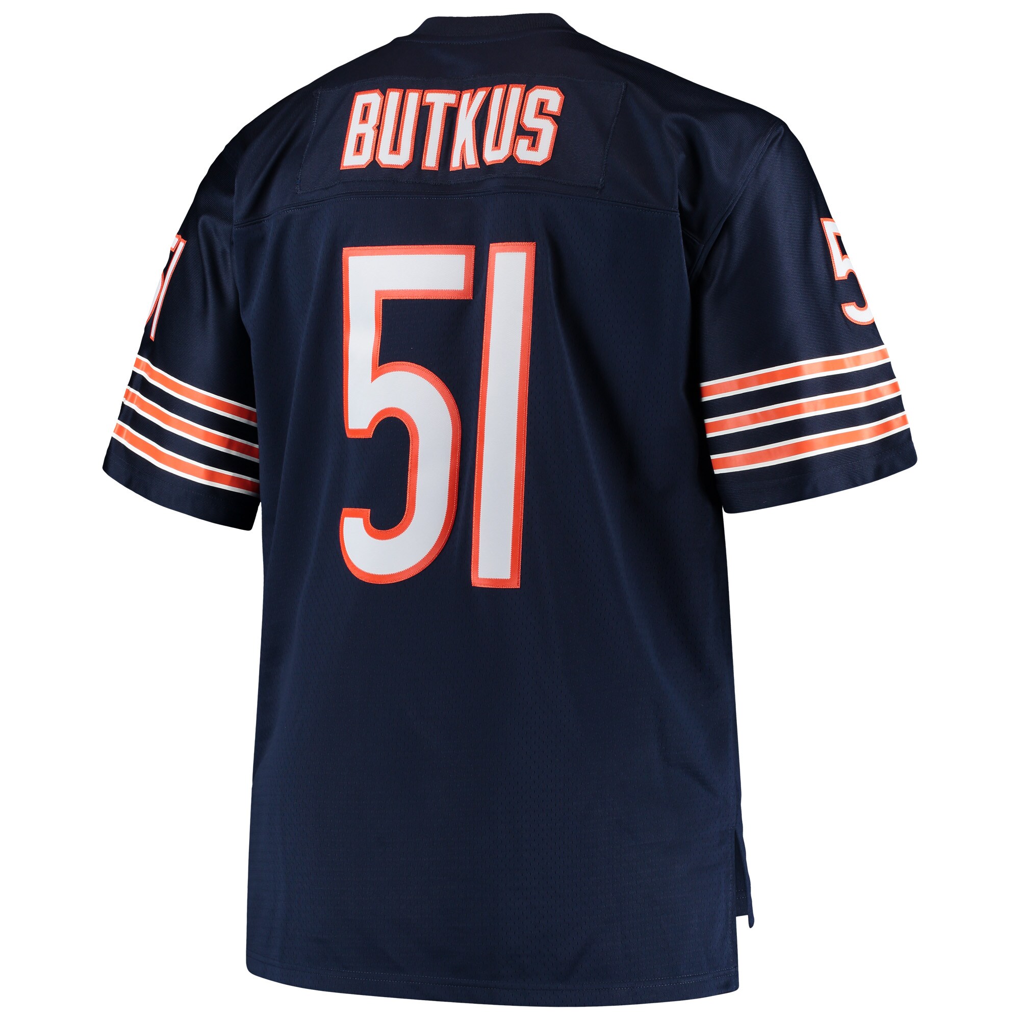 Dick Butkus Chicago Bears Mitchell & Ness Big & Tall 1966 Retired Player Replica Jersey – Navy Clowdercats
