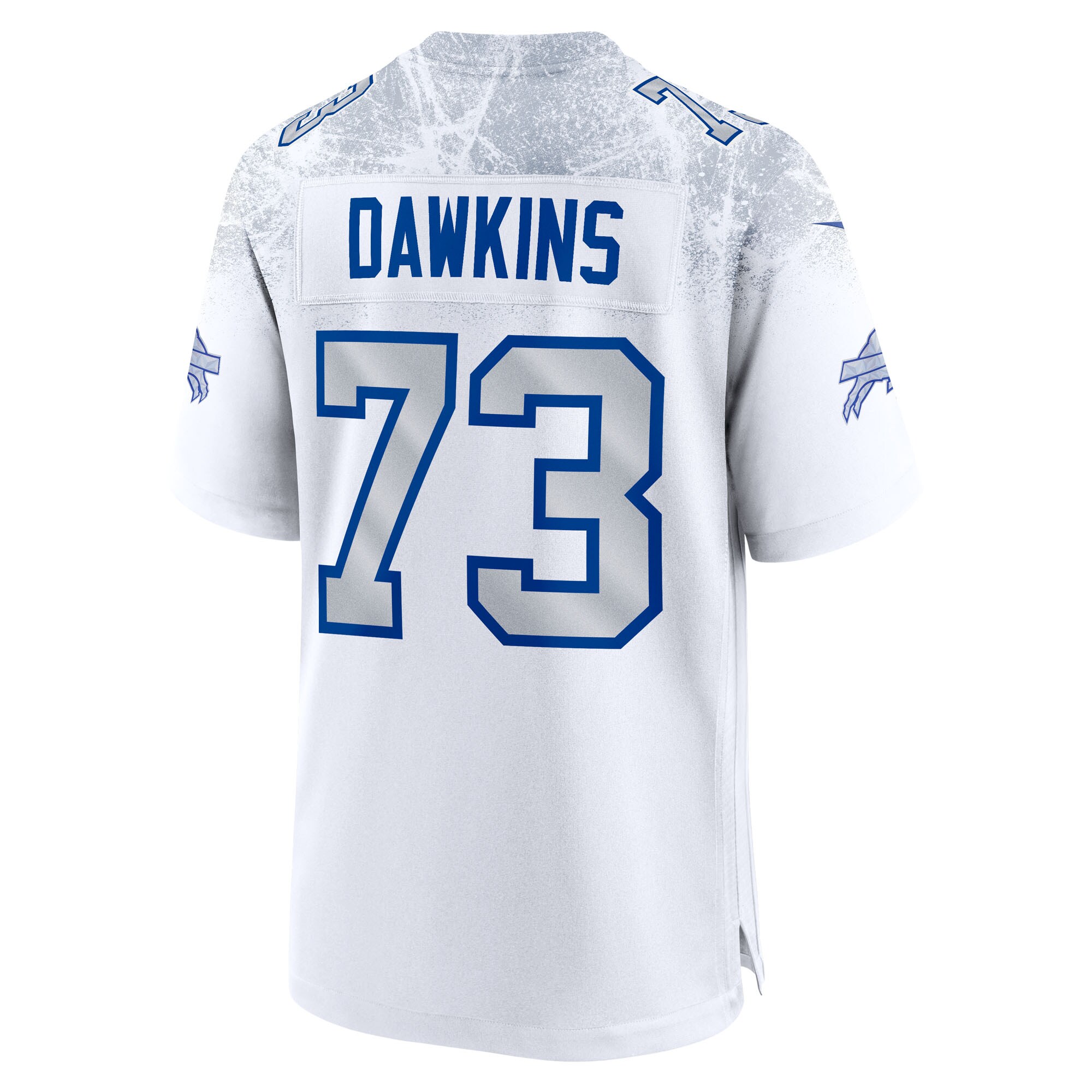 Dion Dawkins Buffalo Bills Nike 2025 Rivalries Collection Game Jersey – White Clowdercats