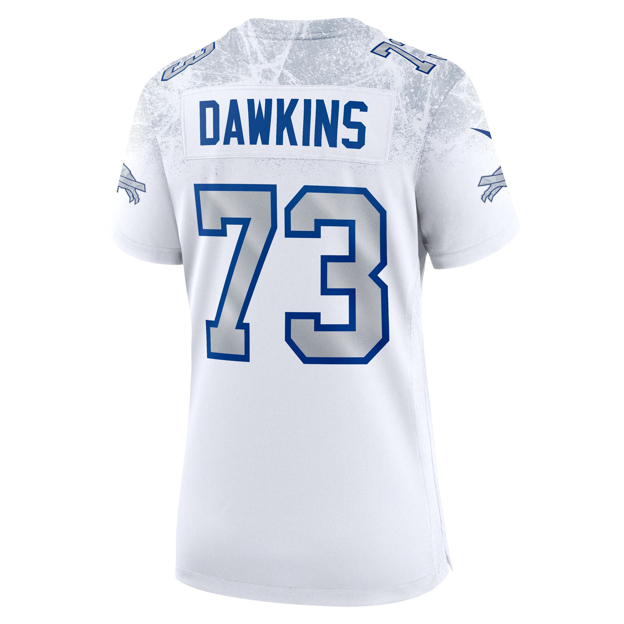 Dion Dawkins Buffalo Bills Nike Women’s 2025 Rivalries Collection Game Jersey – White Clowdercats
