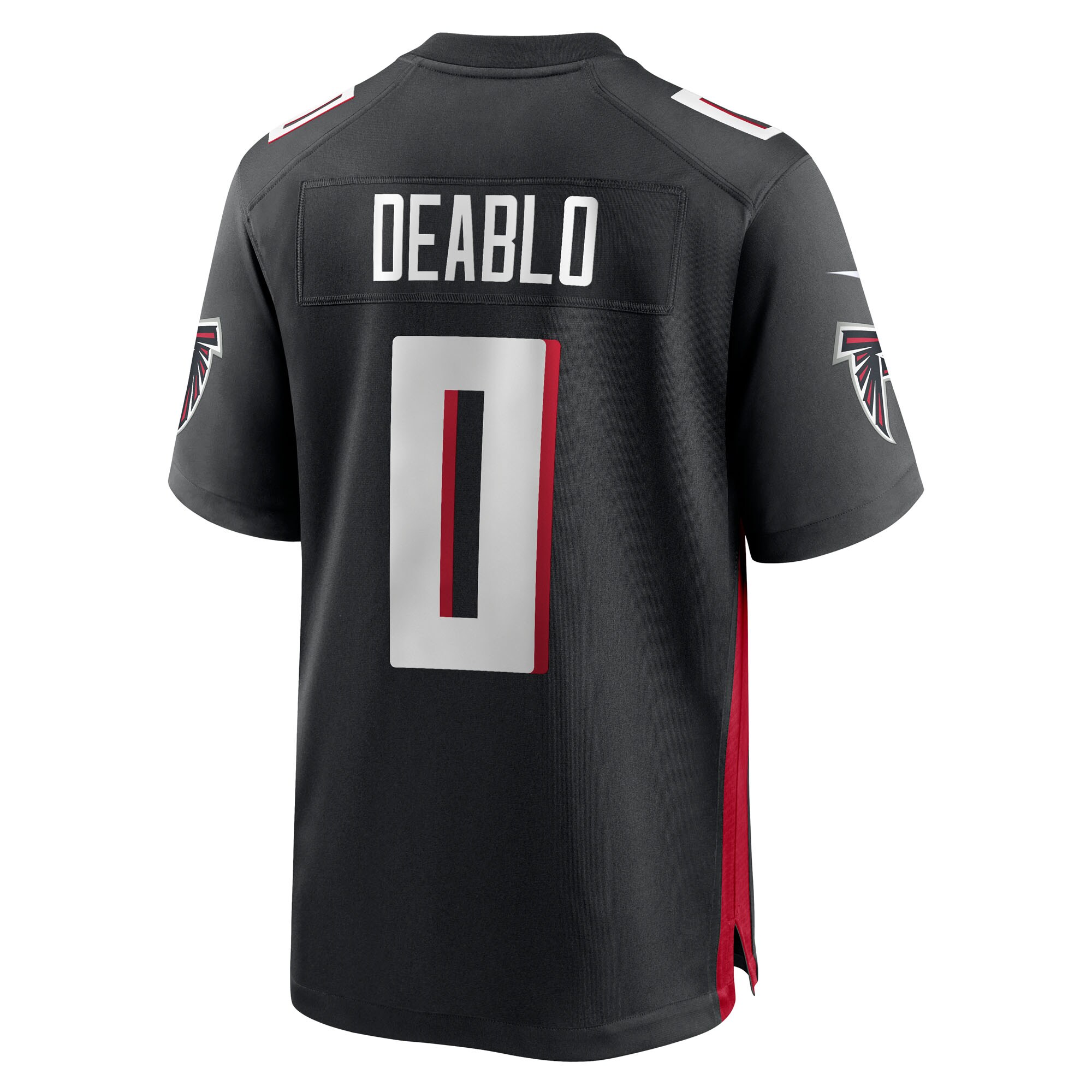 Divine Deablo Atlanta Falcons Nike Team Game Jersey – Black Clowdercats