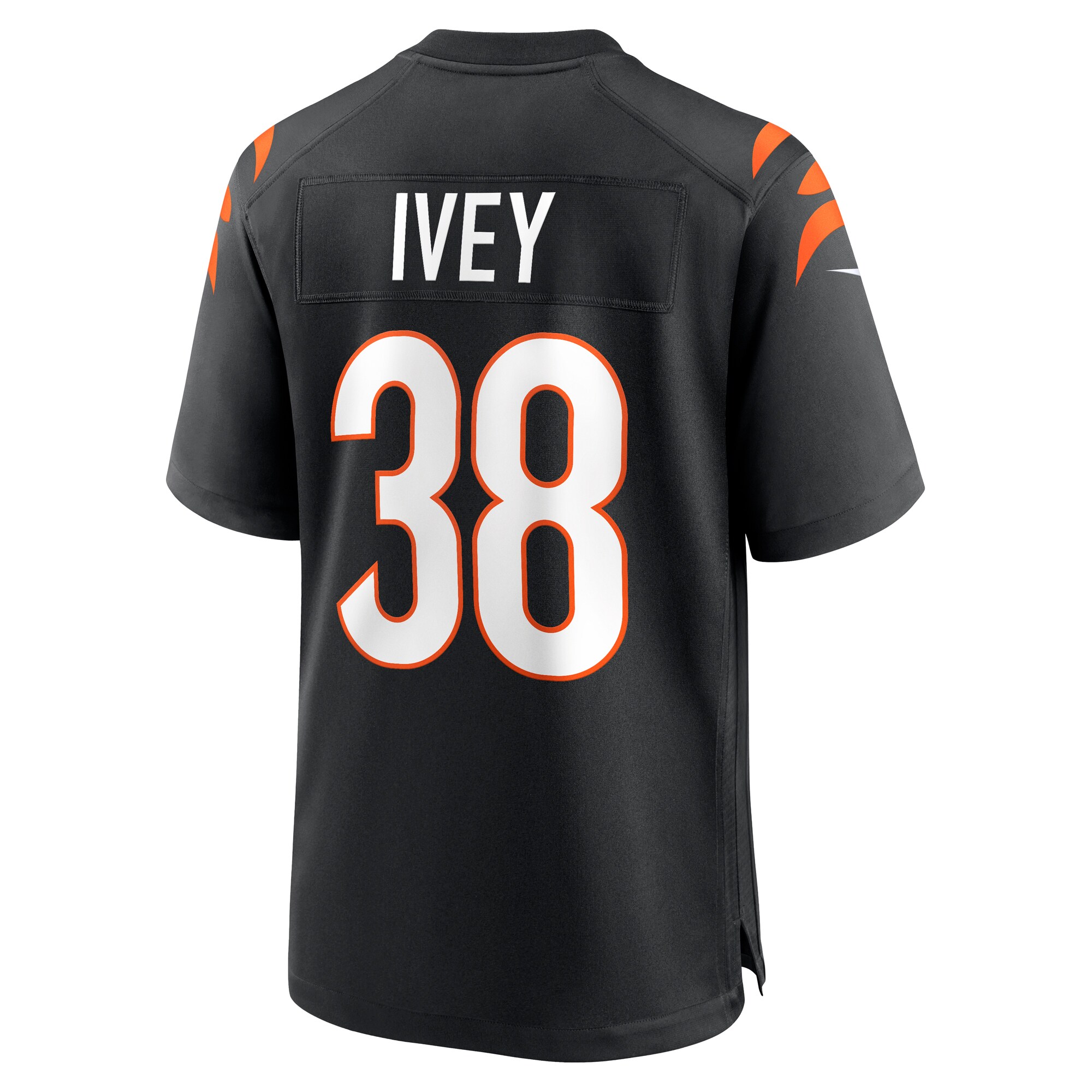 DJ Ivey Cincinnati Bengals Nike Team Game Jersey – Black Clowdercats