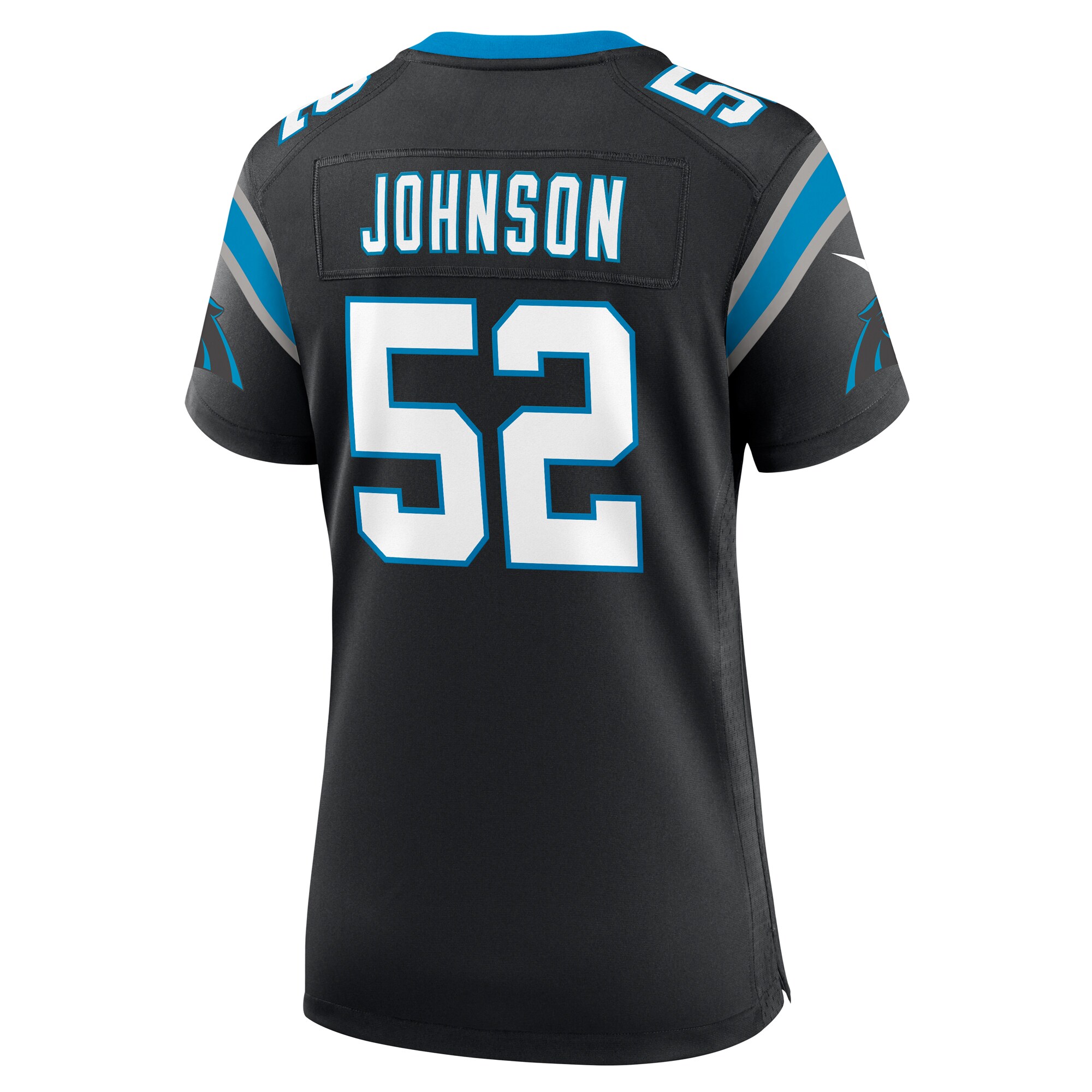 DJ Johnson Carolina Panthers Nike Women’s Game Jersey – Black Clowdercats