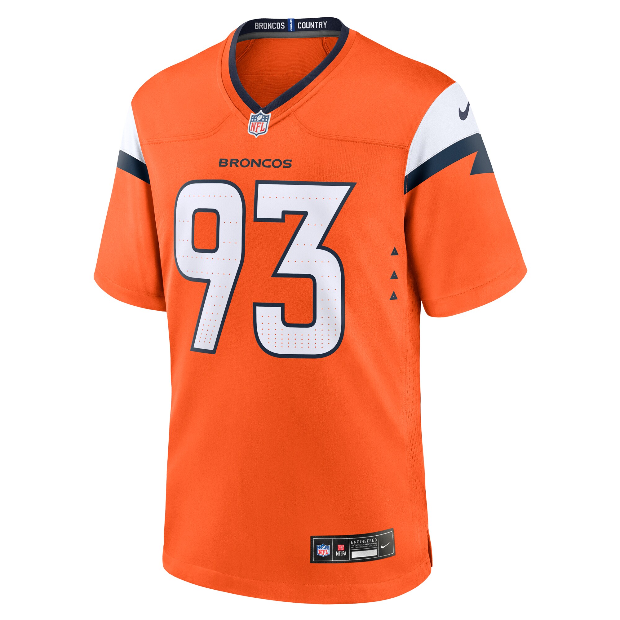D.J. Jones Denver Broncos Nike Team Game Jersey – Orange Clowdercats