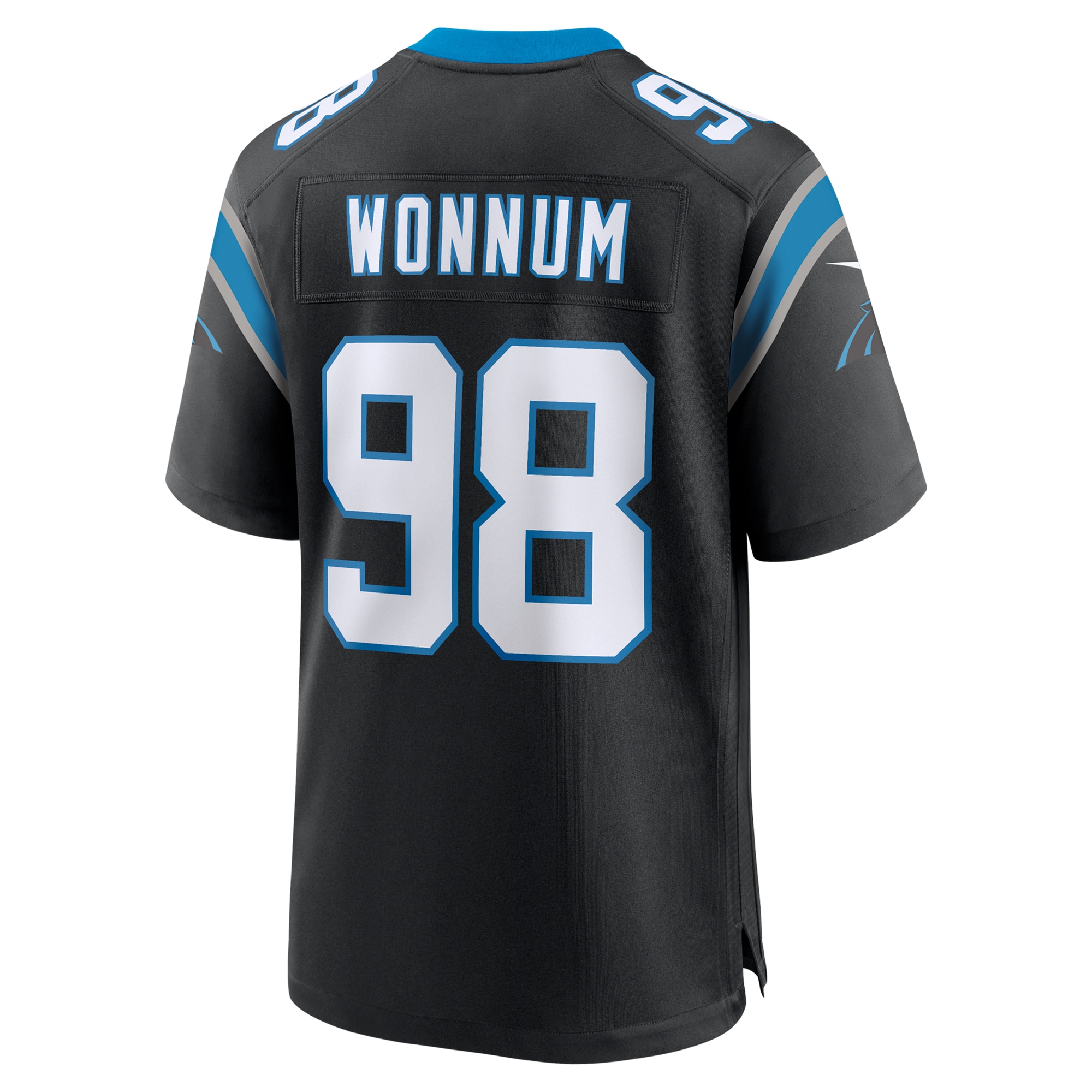D.J. Wonnum Carolina Panthers Nike Game Jersey – Black Clowdercats