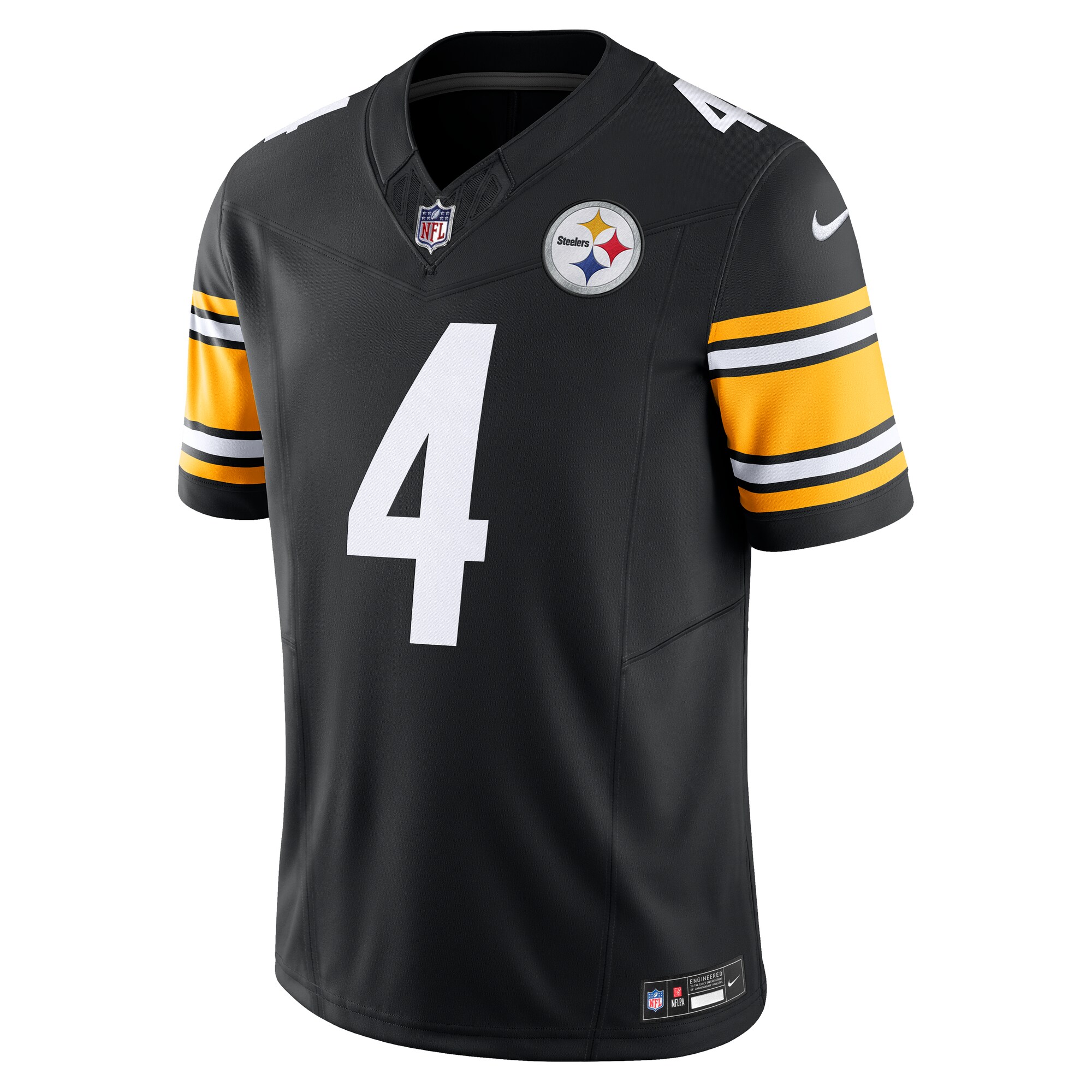 DK Metcalf Pittsburgh Steelers Nike Team Vapor F.U.S.E. Limited Jersey – Black Clowdercats