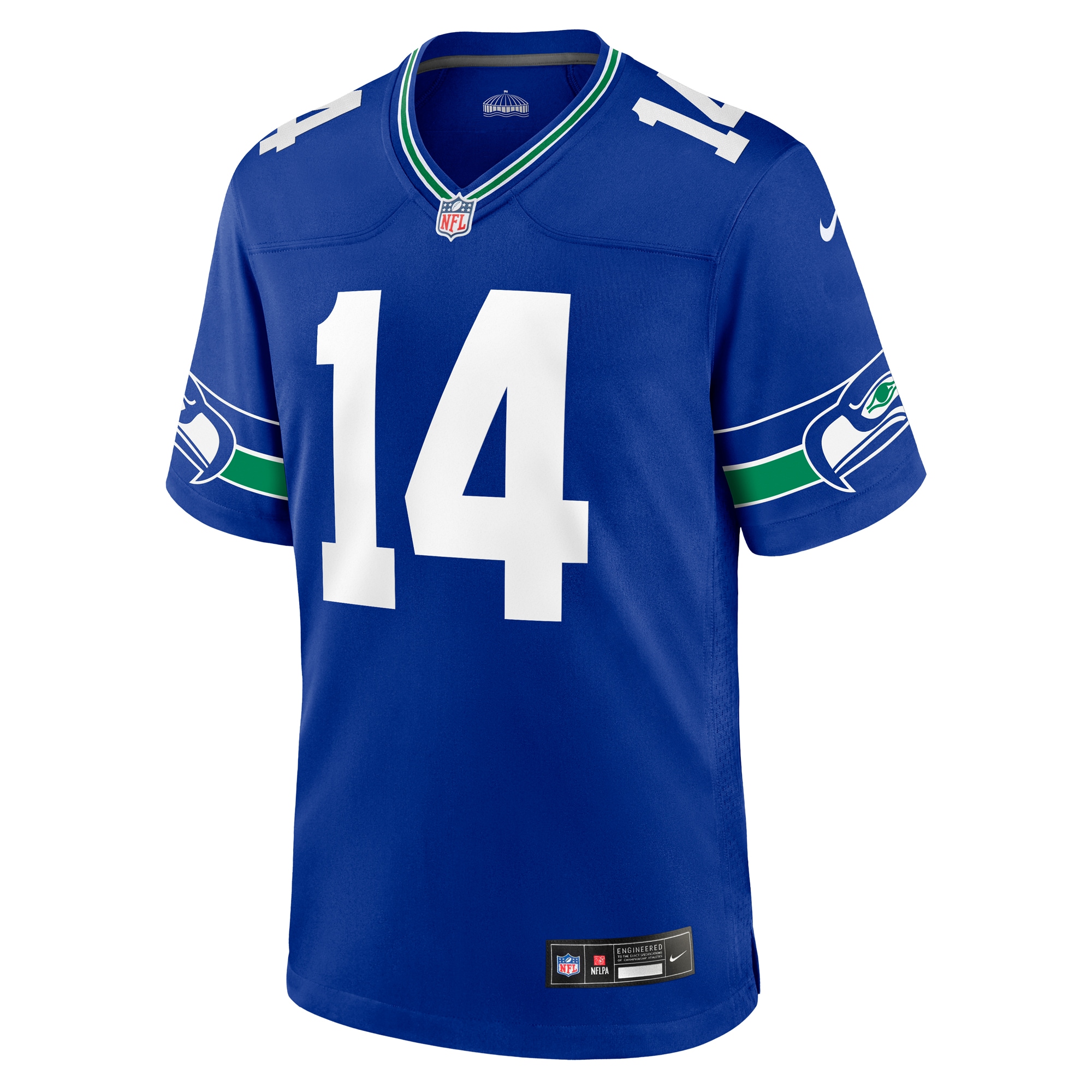 DK Metcalf Seattle Seahawks Nike Throwback Player Game Jersey – Royal Clowdercats