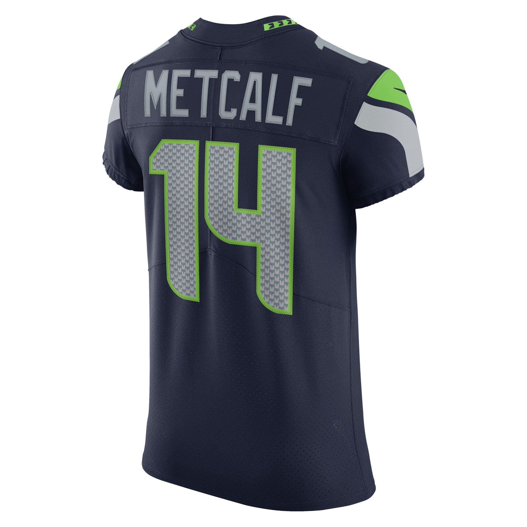 DK Metcalf Seattle Seahawks Nike Vapor Elite Player Jersey – College Navy Clowdercats