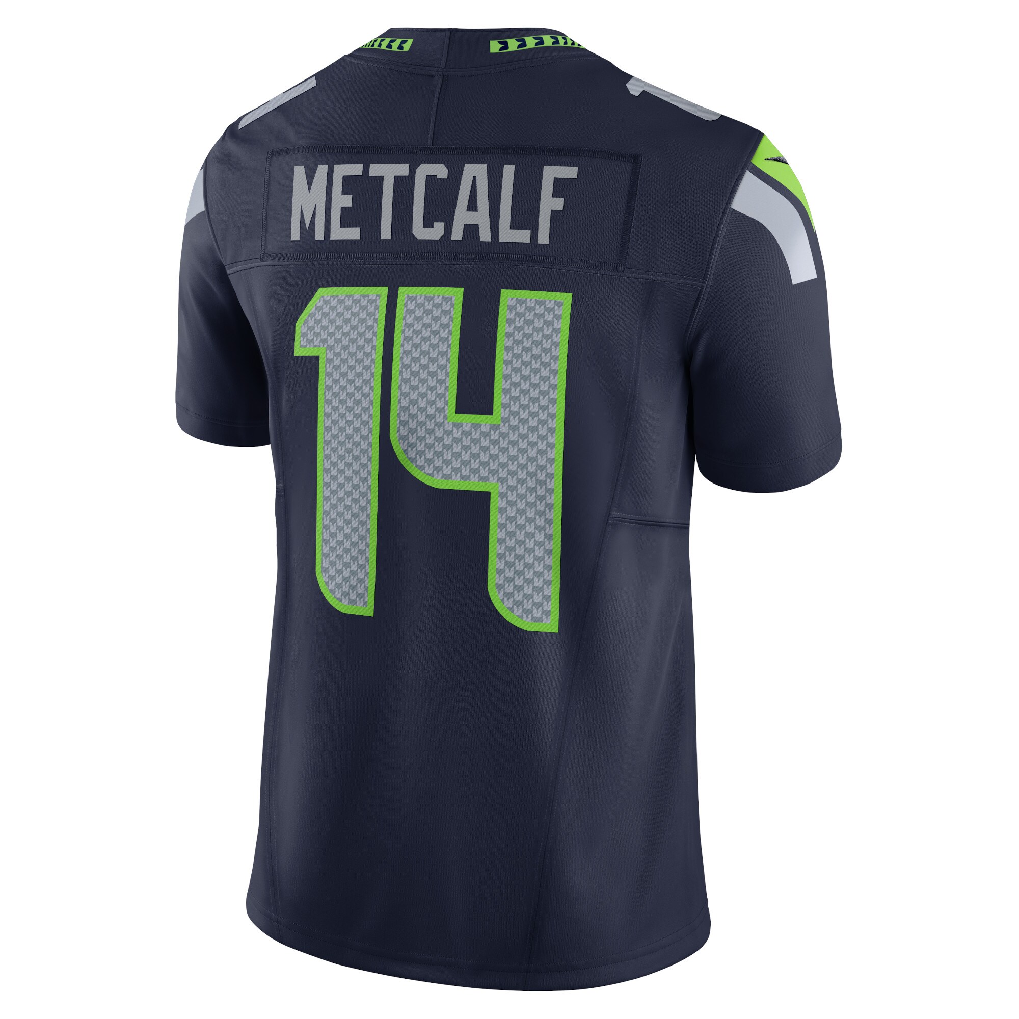 DK Metcalf Seattle Seahawks Nike Vapor F.U.S.E. Limited Jersey – Navy Clowdercats