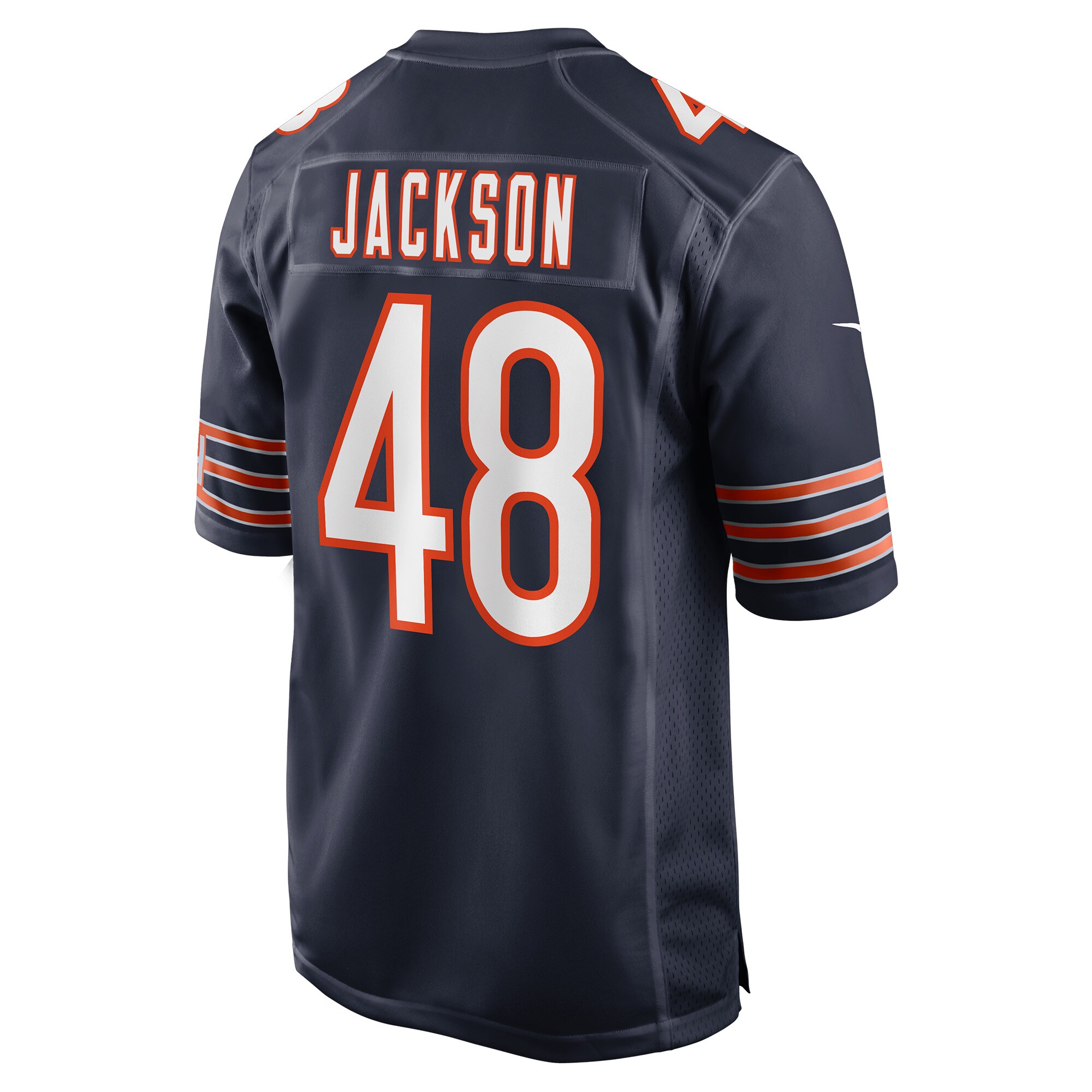 D’Marco Jackson Chicago Bears Nike Team Game Jersey – Navy Clowdercats