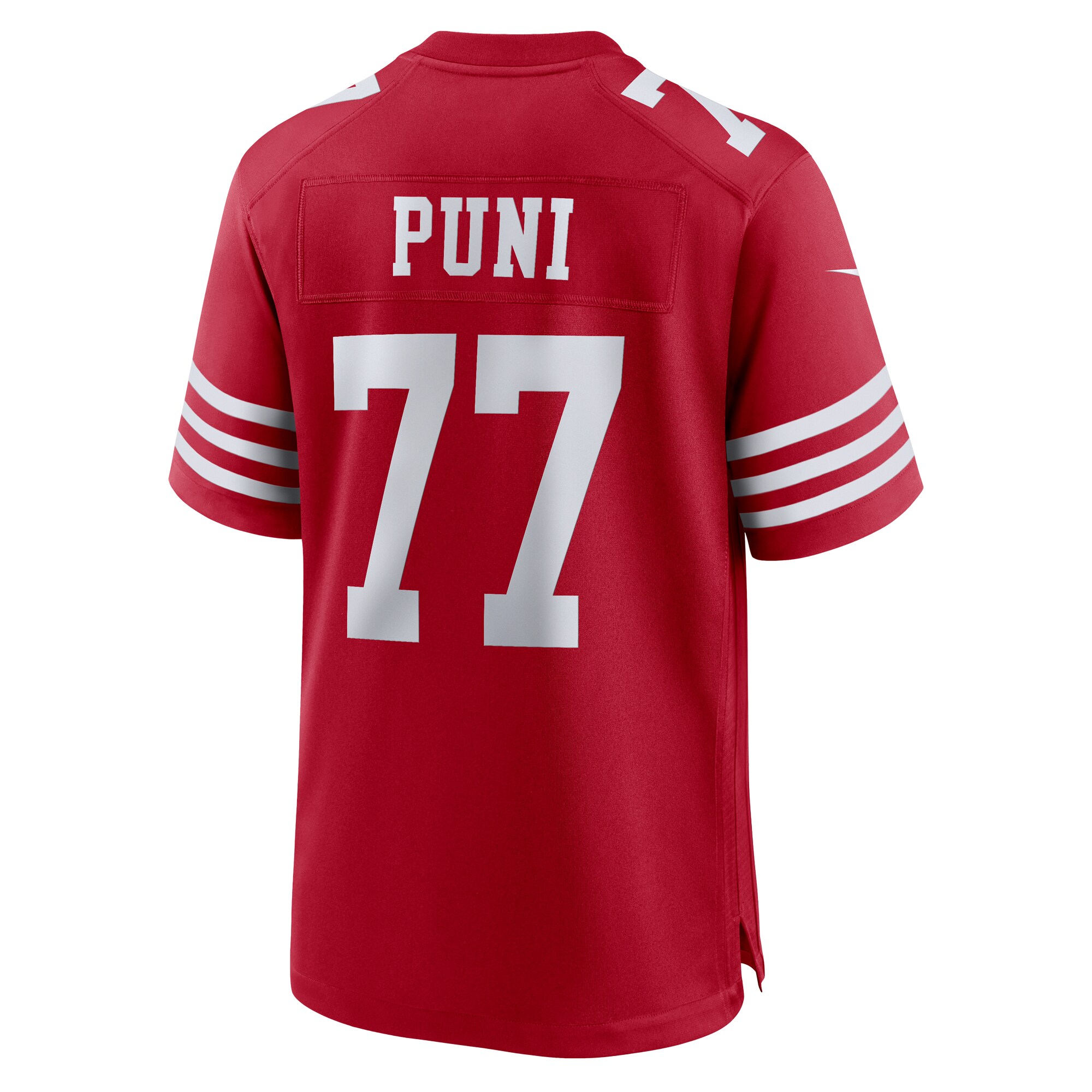 Dominick Puni San Francisco 49ers Nike Team Game Jersey – Scarlet Clowdercats