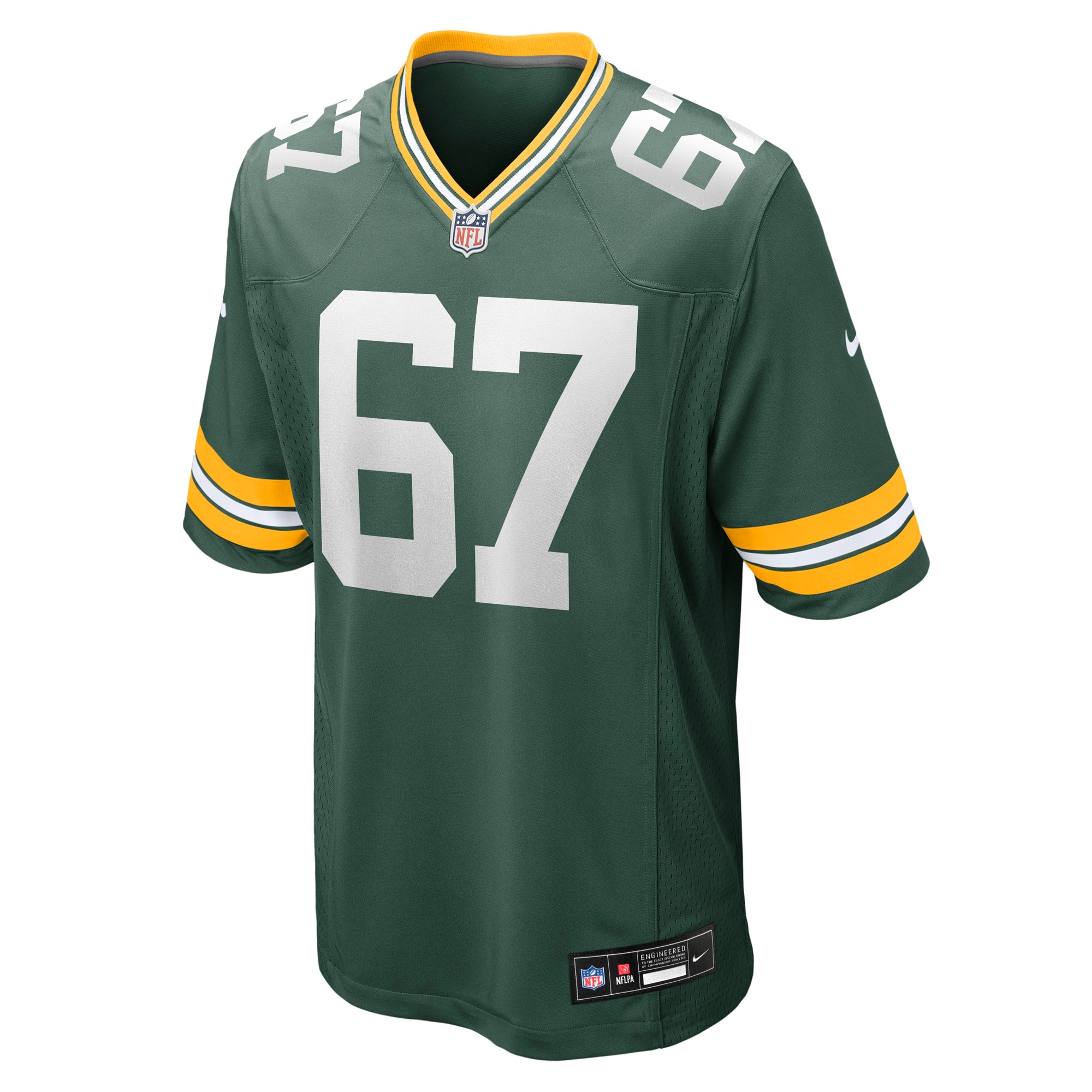 Donovan Jennings Green Bay Packers Nike Team Game Jersey – Green Clowdercats
