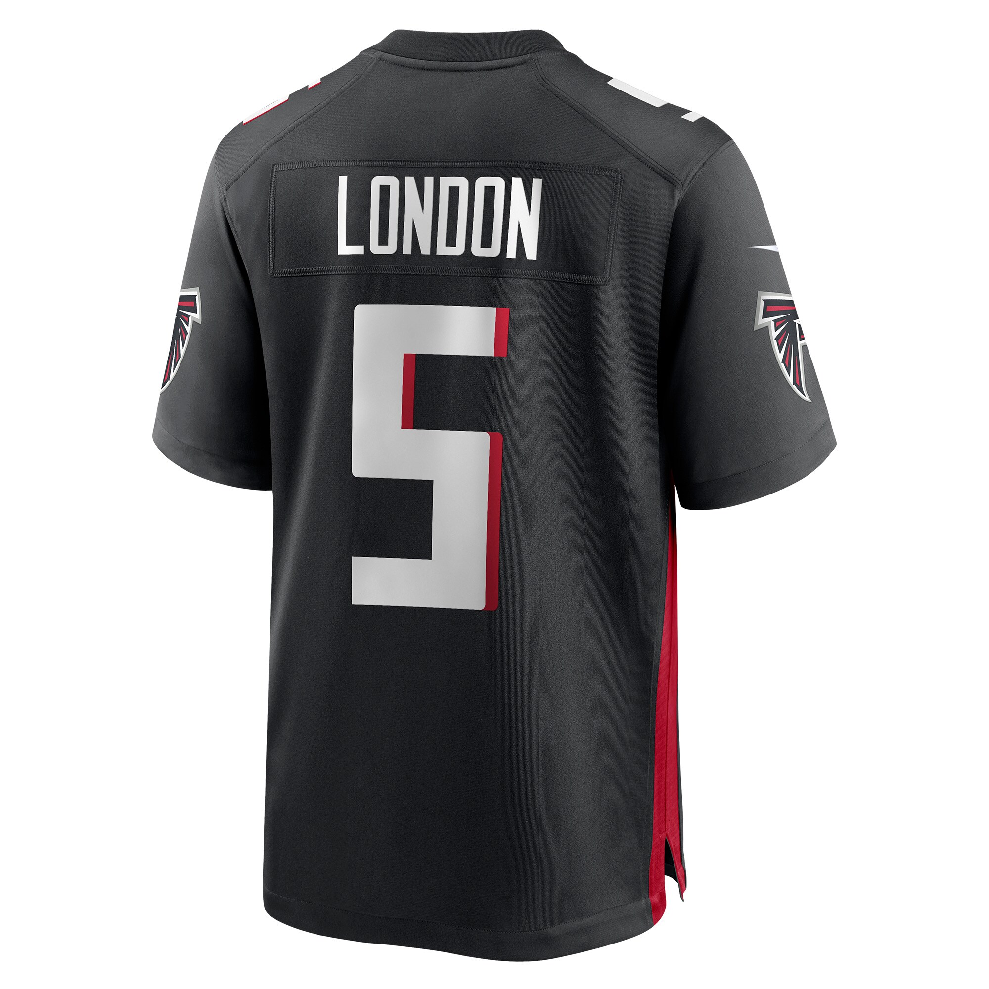 Drake London Atlanta Falcons Nike Player Game Jersey – Black Clowdercats