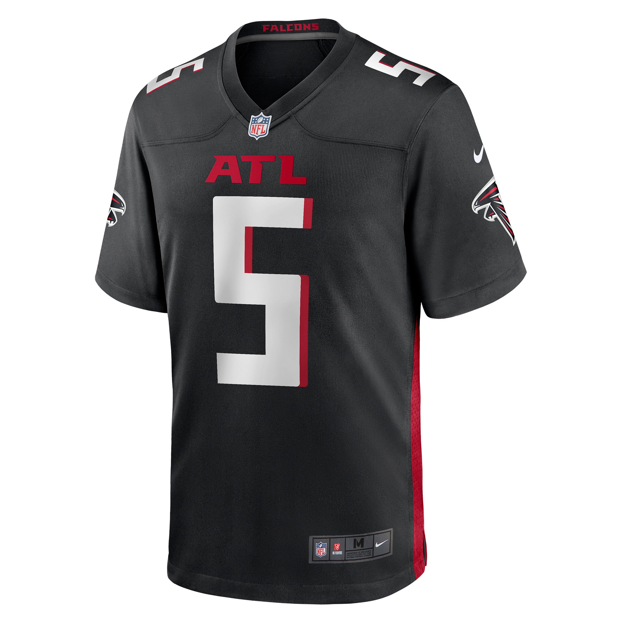 Drake London Atlanta Falcons Nike Player Game Jersey – Black Clowdercats