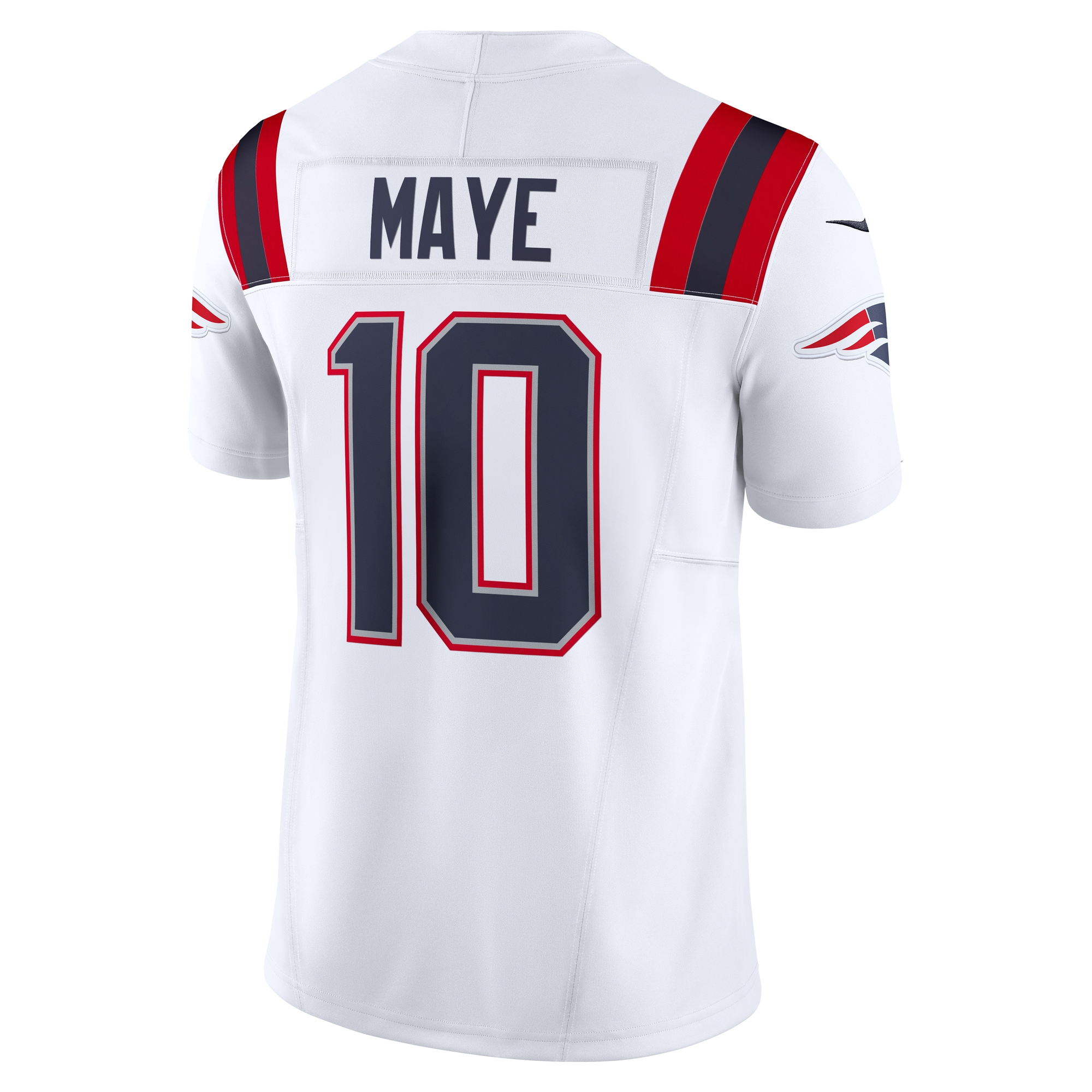 Drake Maye New England Patriots Nike Vapor F.U.S.E. Limited Jersey – White Clowdercats